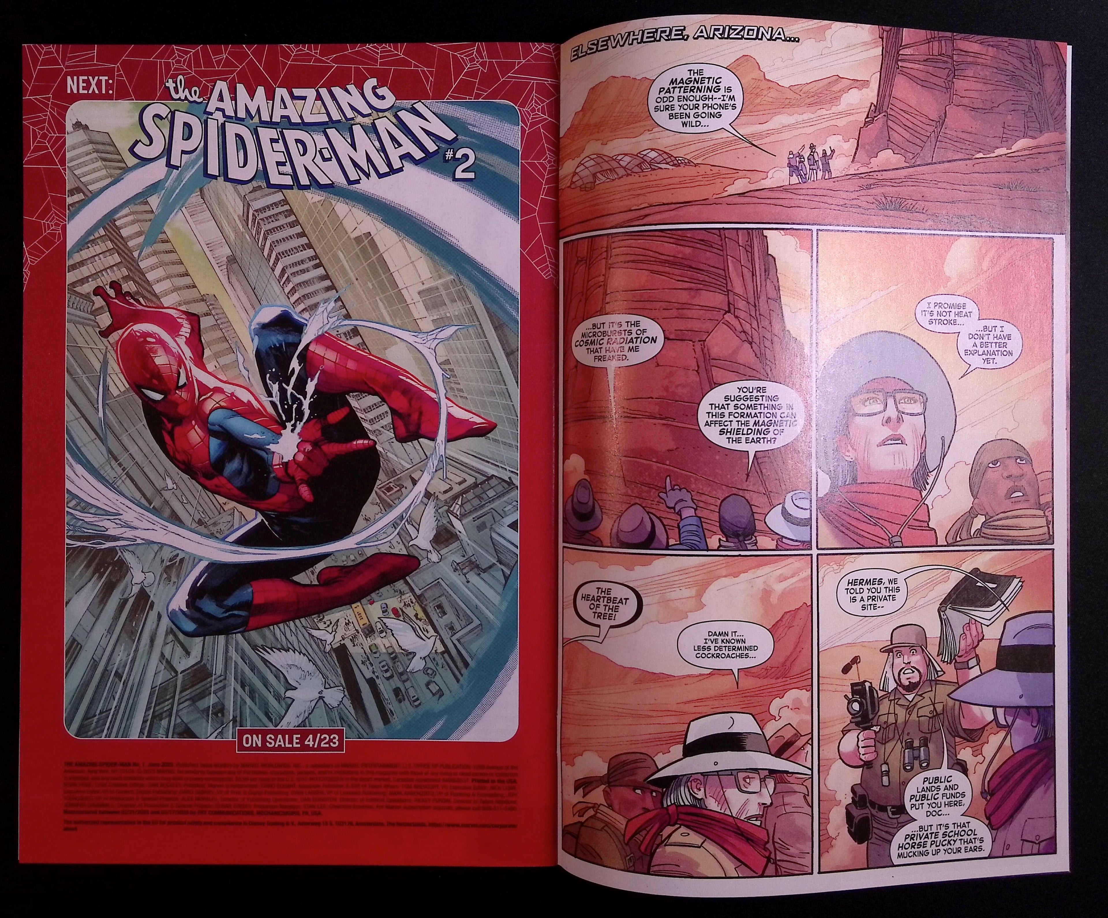 The Amazing Spider-Man # 1 Cafu Hellgate Variant 2025 NM