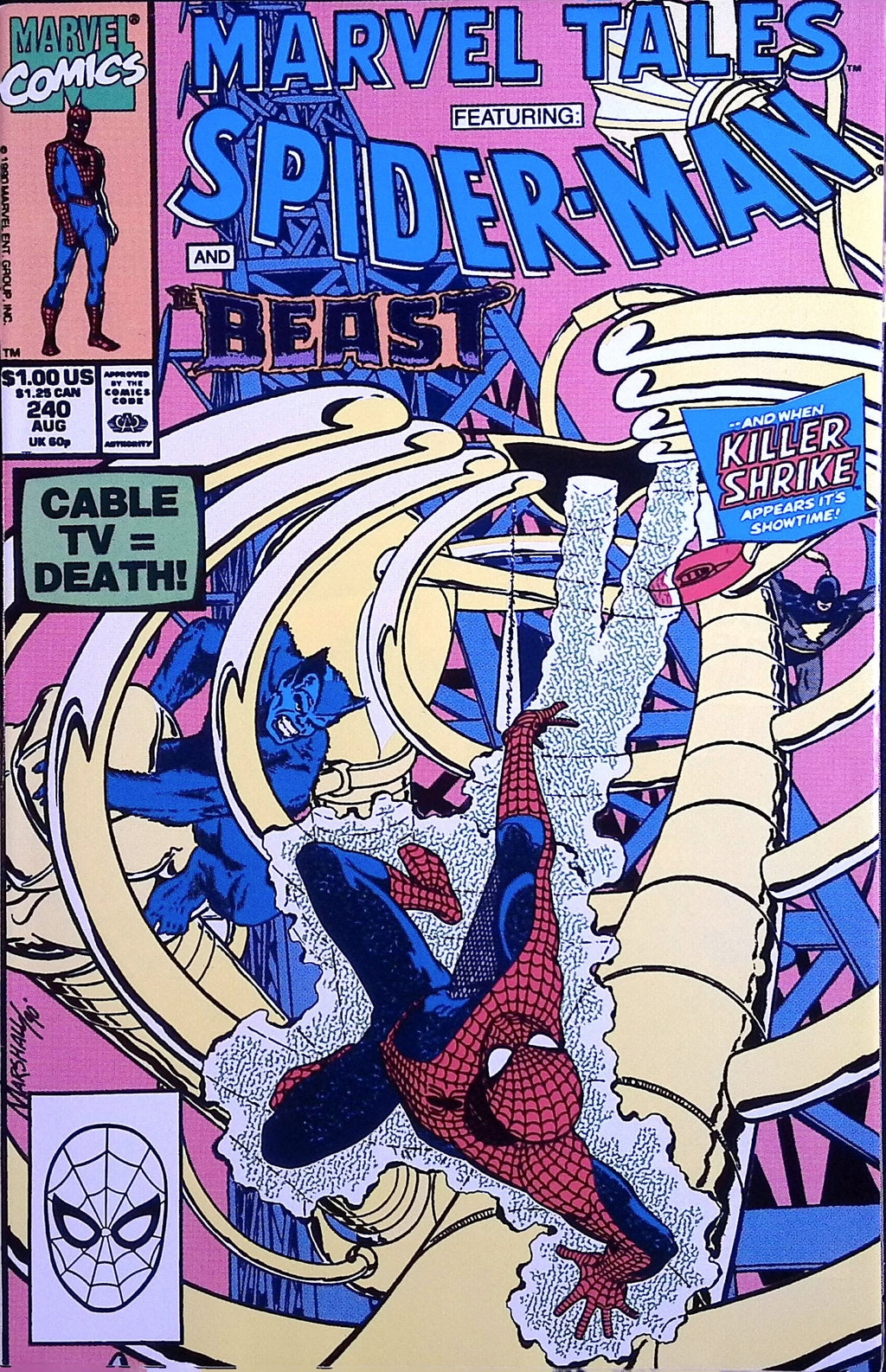 Marvel Tales # 240 1990 NM-