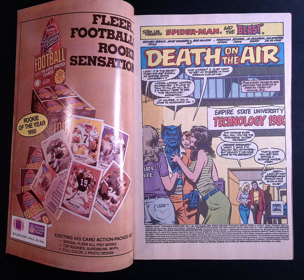Marvel Tales # 240 1990 NM-