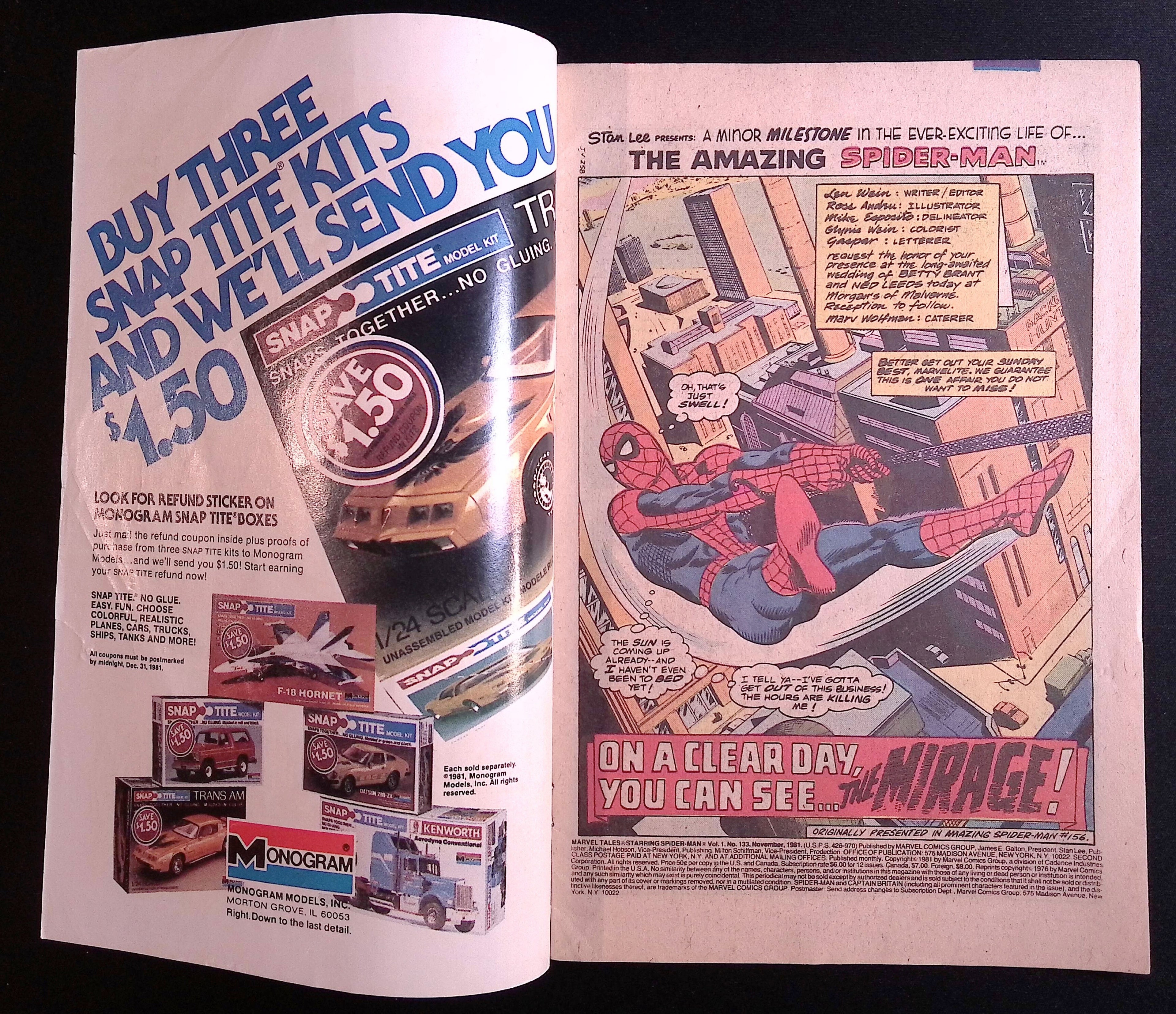 Marvel Tales #133 1981 VF