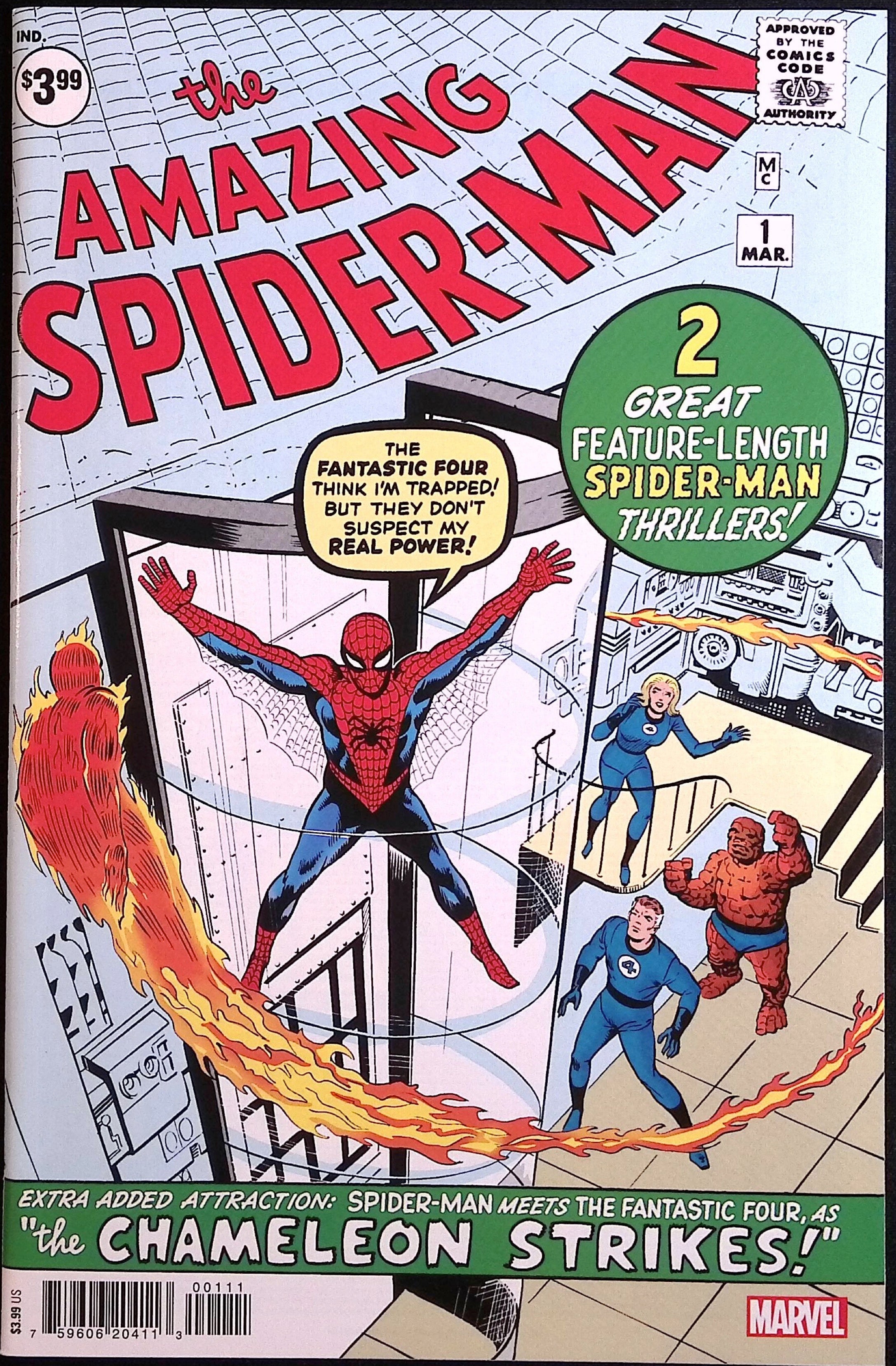 The Amazing Spider-Man #1 Facsimile Edition 2022 NM