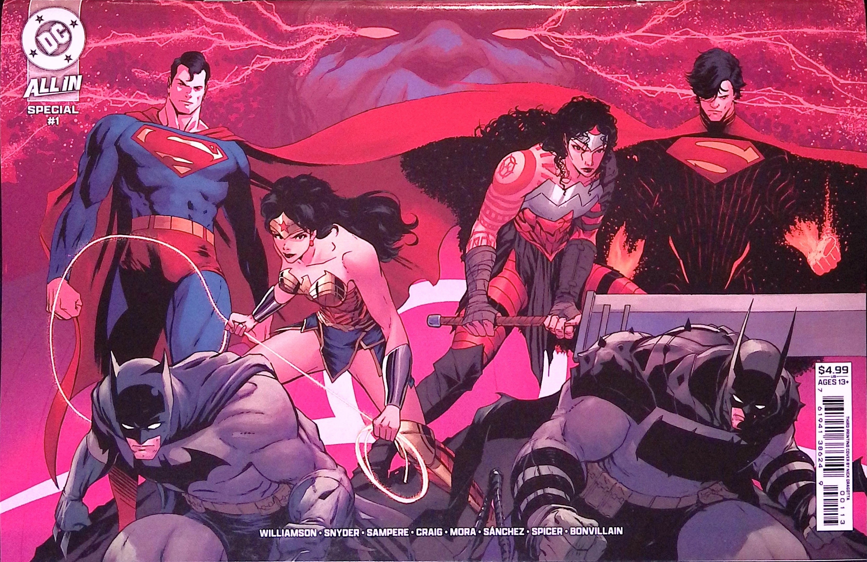 The DC All In Special # 1 Third Printing 2026 BN