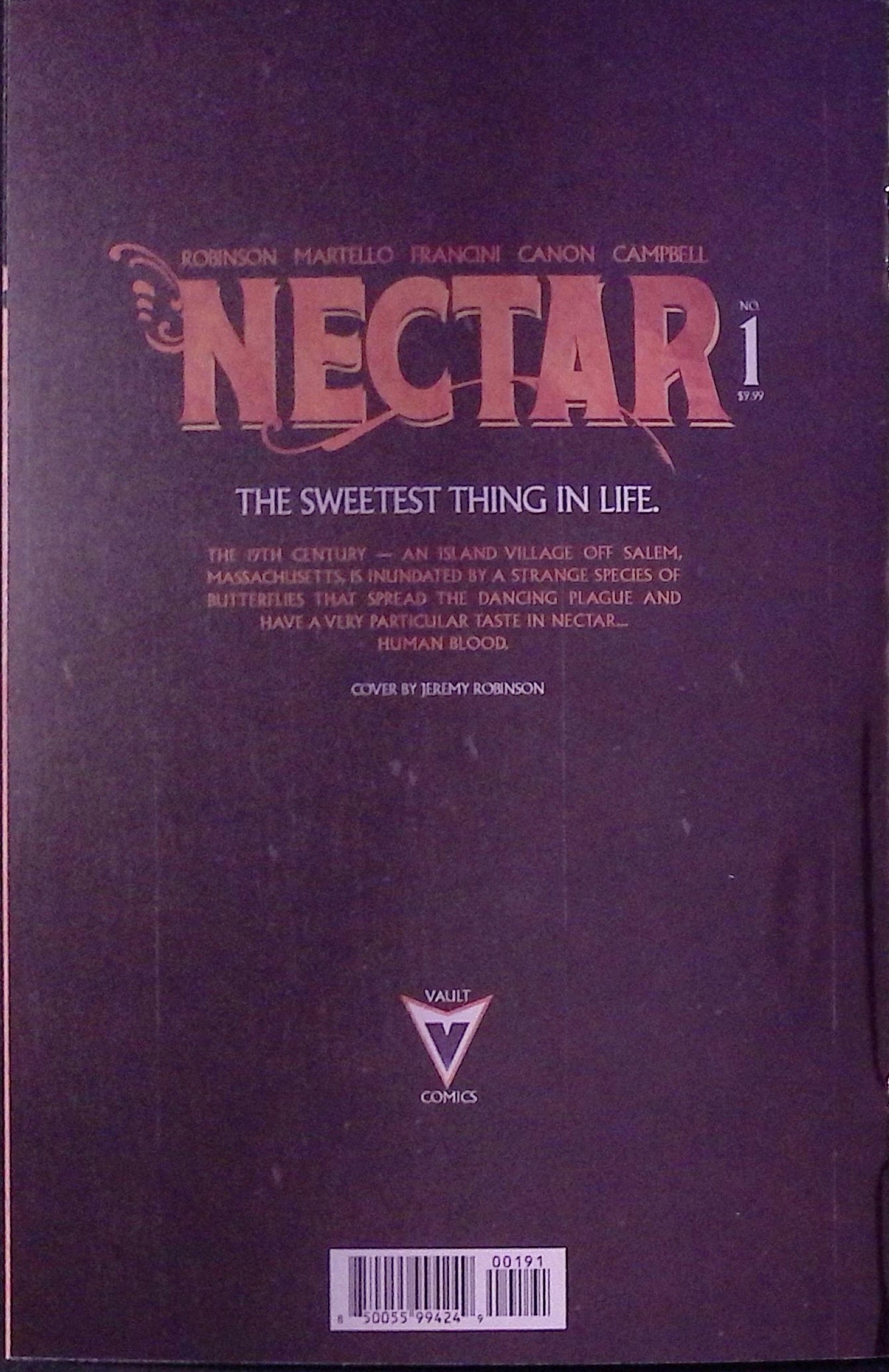 Nectar #1 Cover I Robinson Foil Variant First Printing 2026 BN