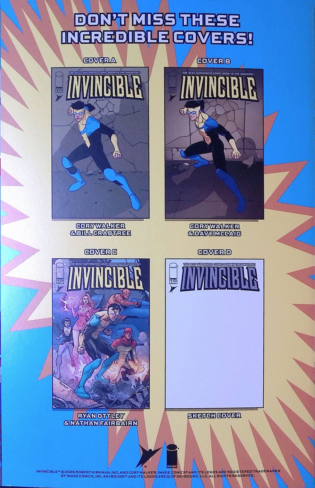 The Invincible Foil Edition #1 Reprint Cover A 2026 BN
