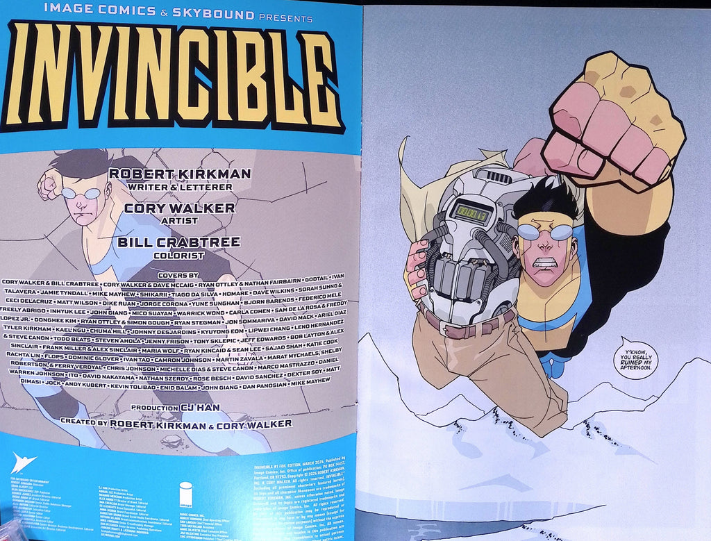 The Invincible Foil Edition #1 Reprint Cover A 2026 BN