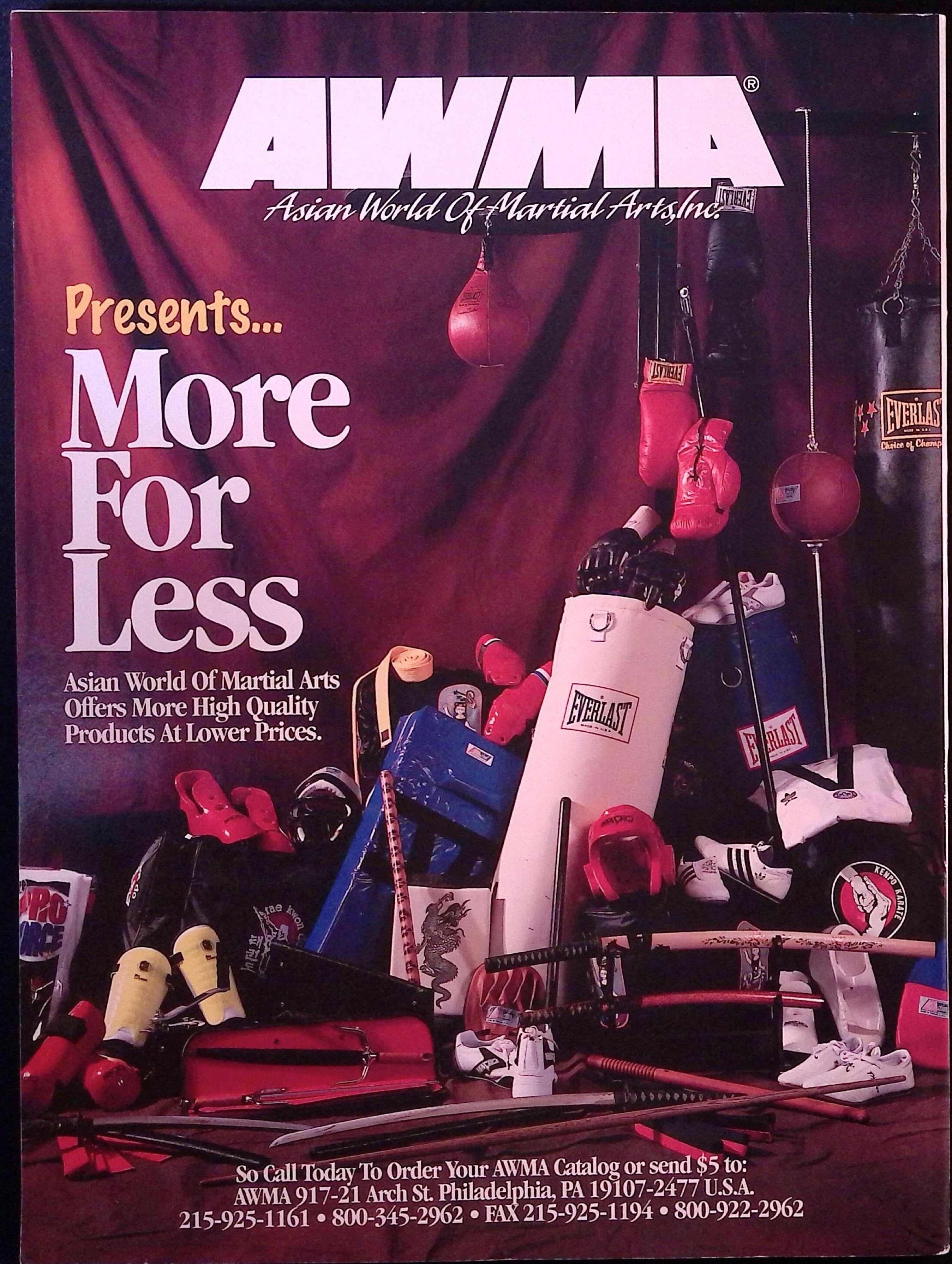 Martial Arts Legends June 1994 Bruce Lee NM-