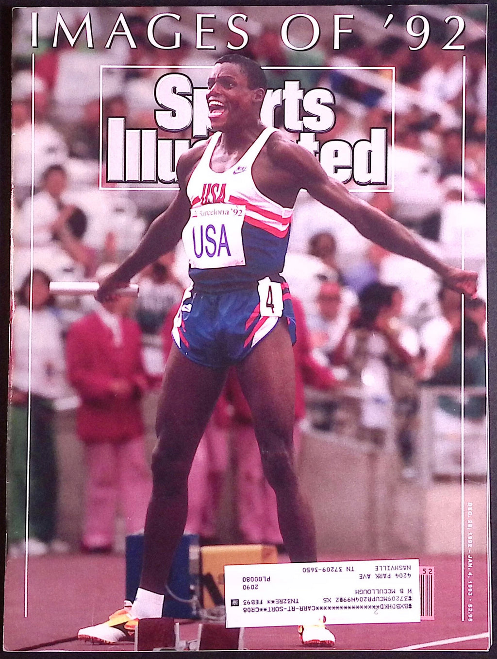Sports Illustrated Dec 28, 1992 - Jan 4, 1993 VF/NM