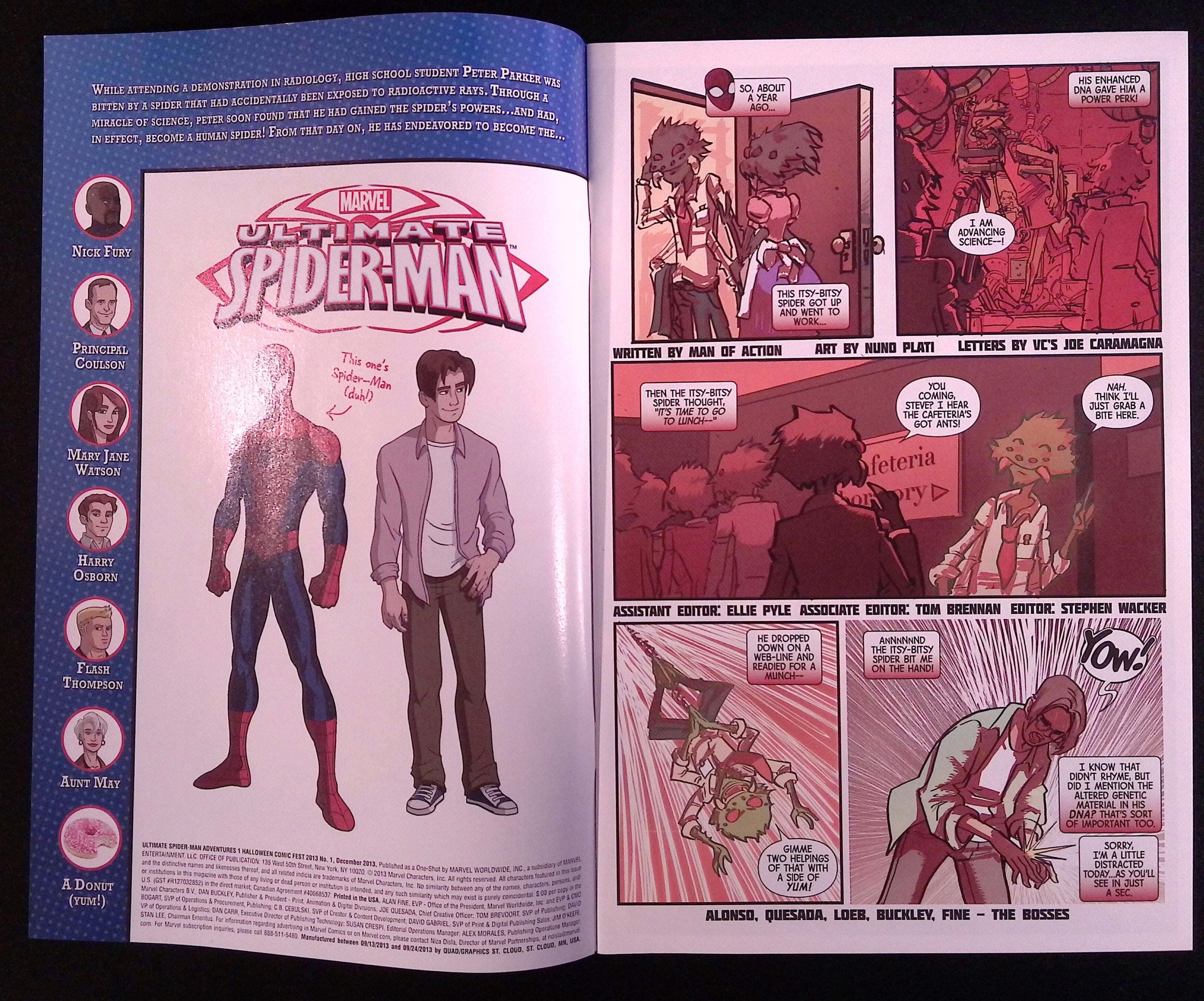 Ultimate Spider-Man Adventures # 1 Halloween ComicFest 2013 NM-