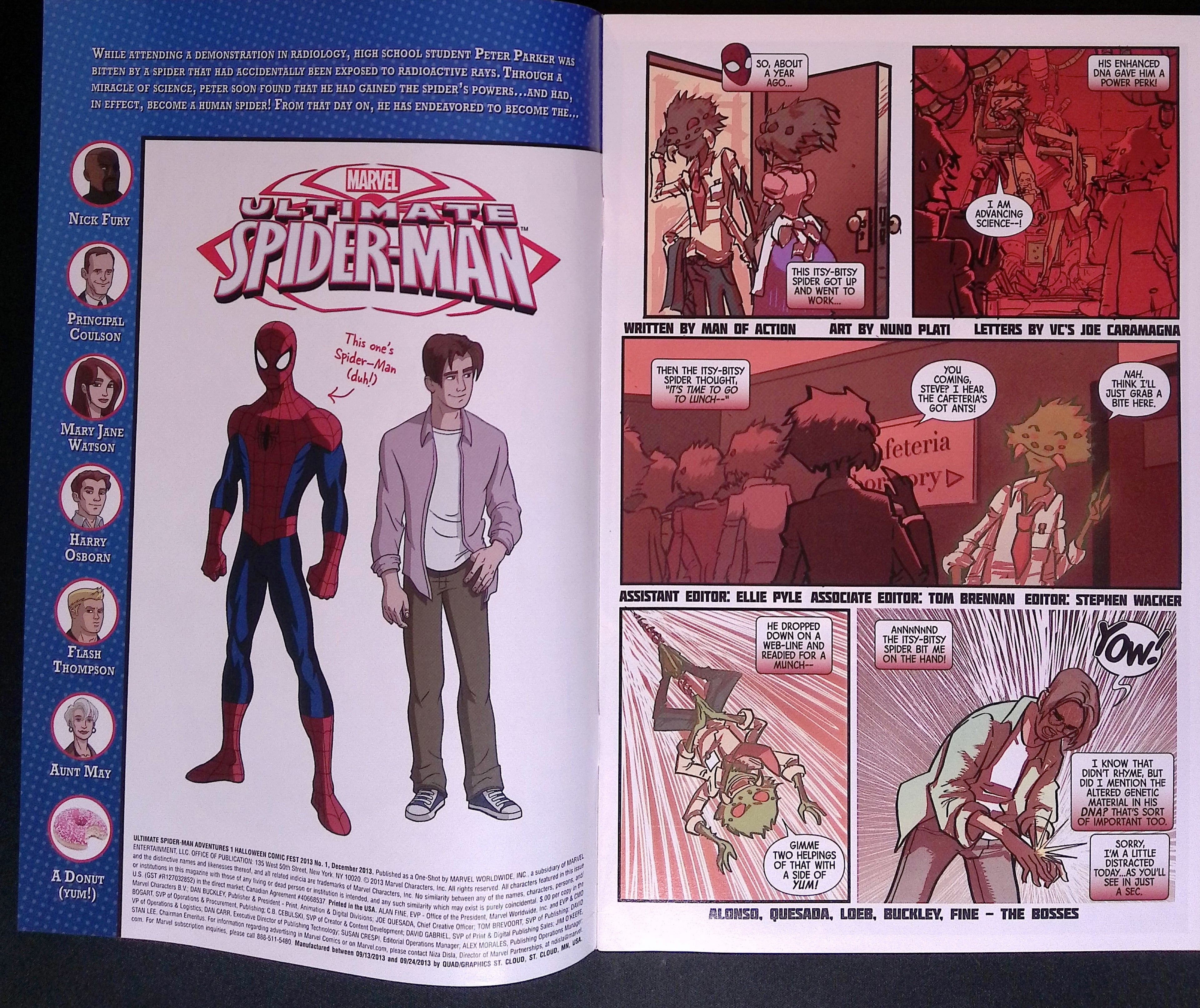 Ultimate Spider-Man Adventures # 1 Halloween ComicFest 2013 VF/NM