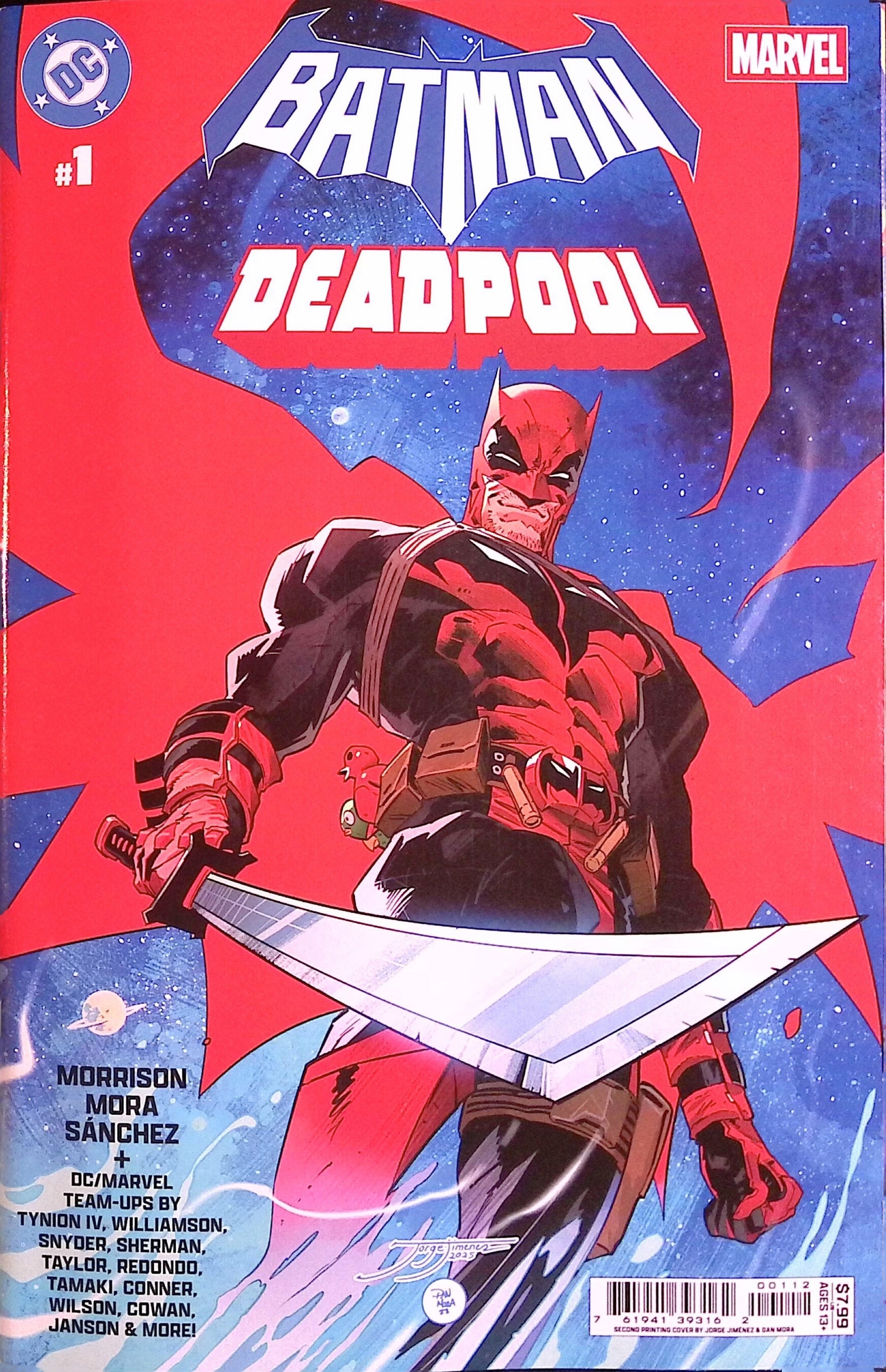 DC/Marvel: Batman/Deadpool # 1 Second Printing 2026 BN