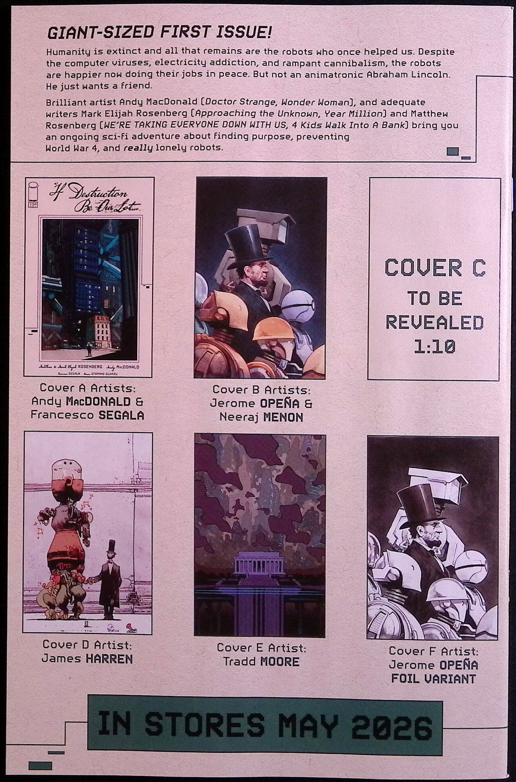 If Destruction Be Our Lot # 1 Ashcan Preview 2026 BN