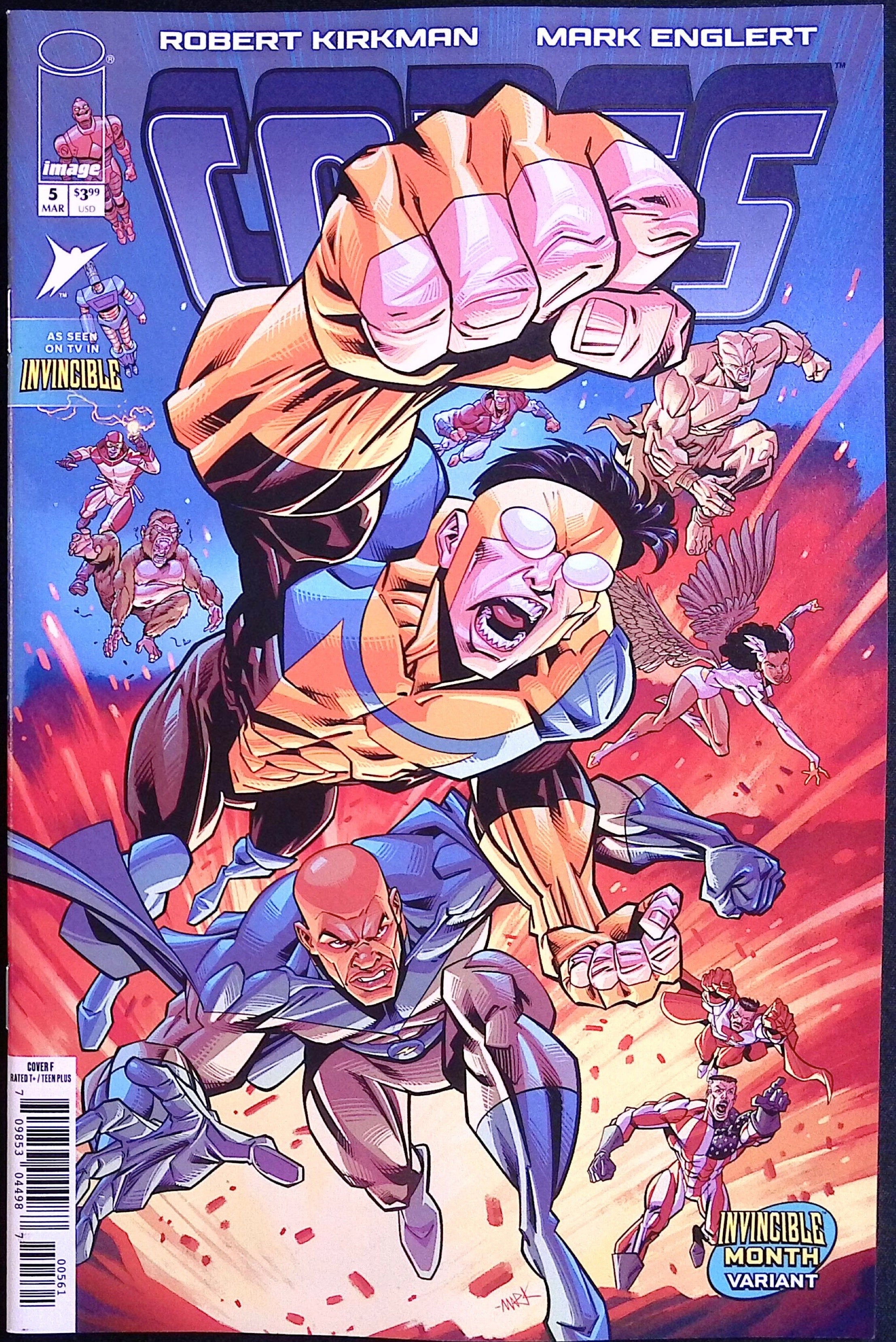 Capes # 5 Mark Englert Invincible Team-Up Variant 2026 BN