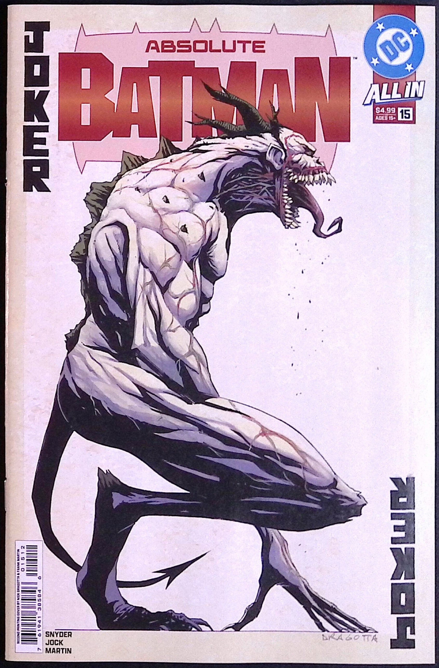 Absolute Batman # 15 Cover A Second Printing 2026 BN