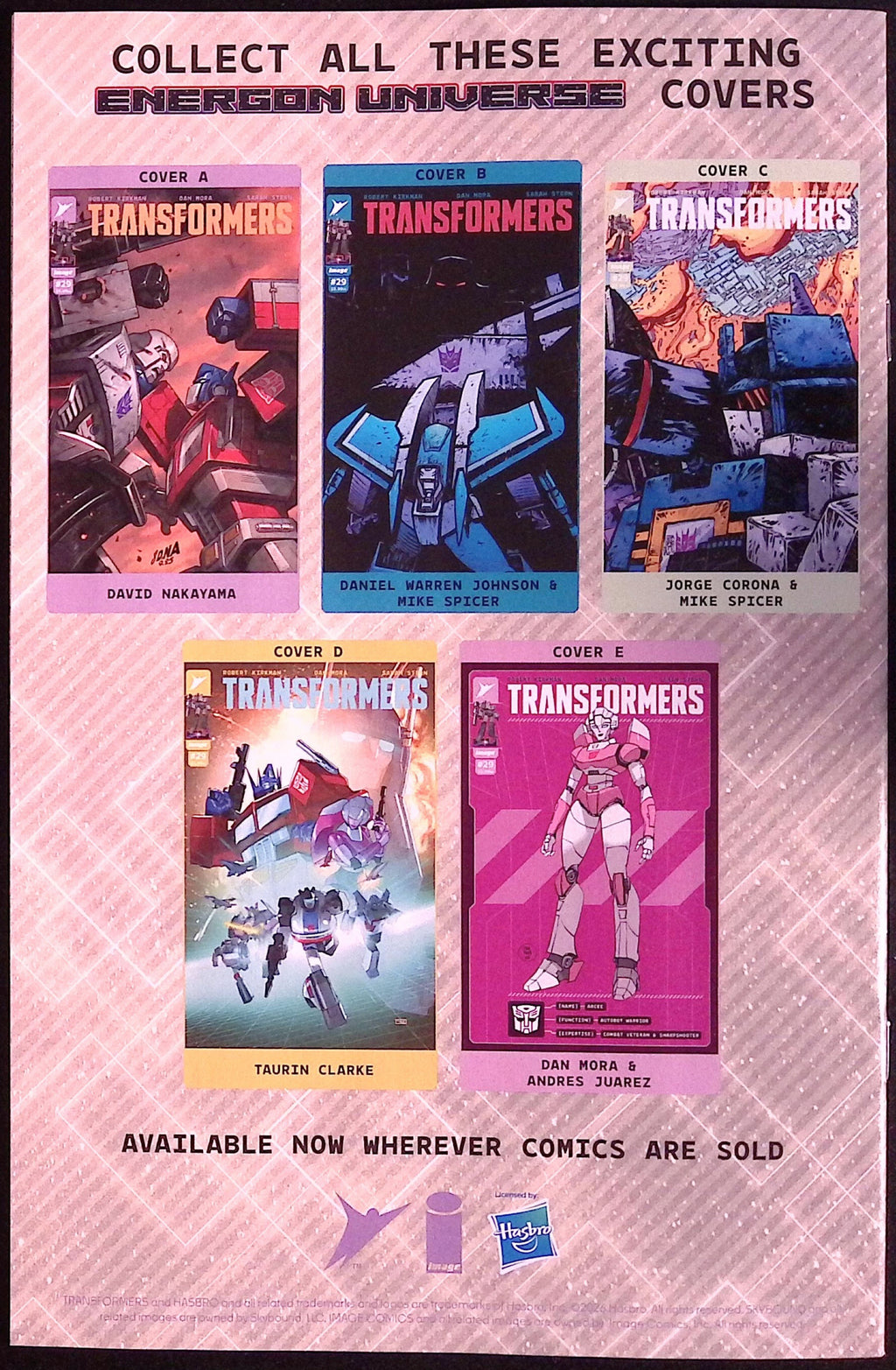 Transformers # 29 Cover B Warren Variant First Printing 2026 BN