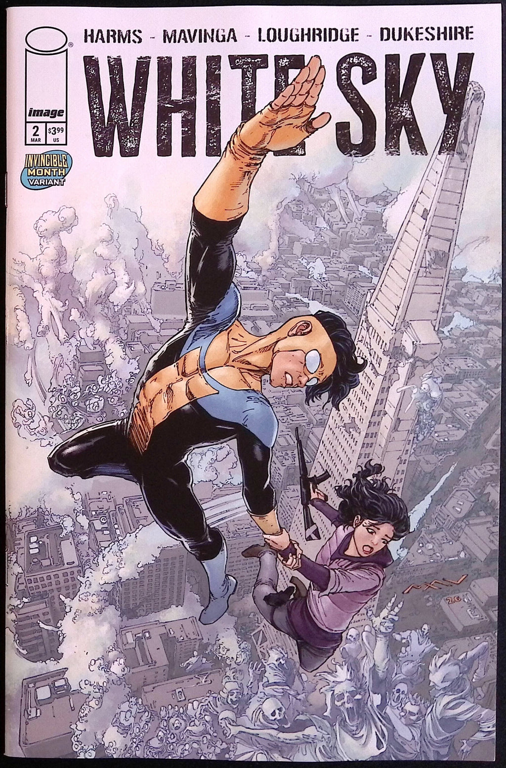 White Sky # 2 Cover C Mavinga Invincible Team-Up Variant 2026 BN