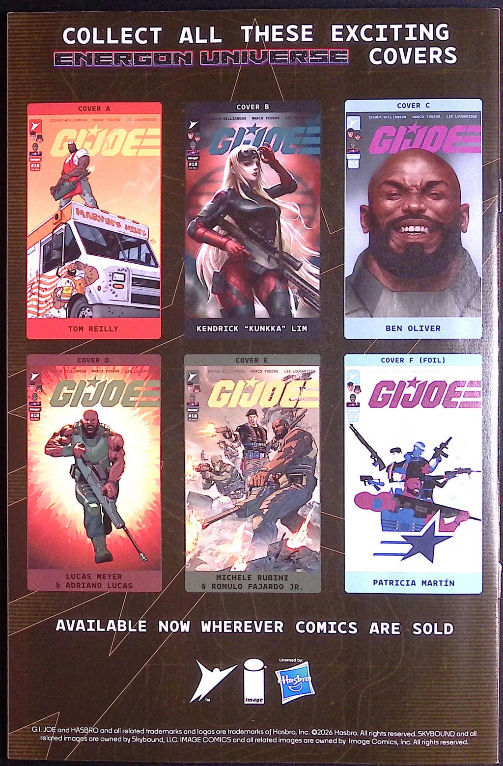 G.I. Joe # 18 Cover A First Printing 2026 BN