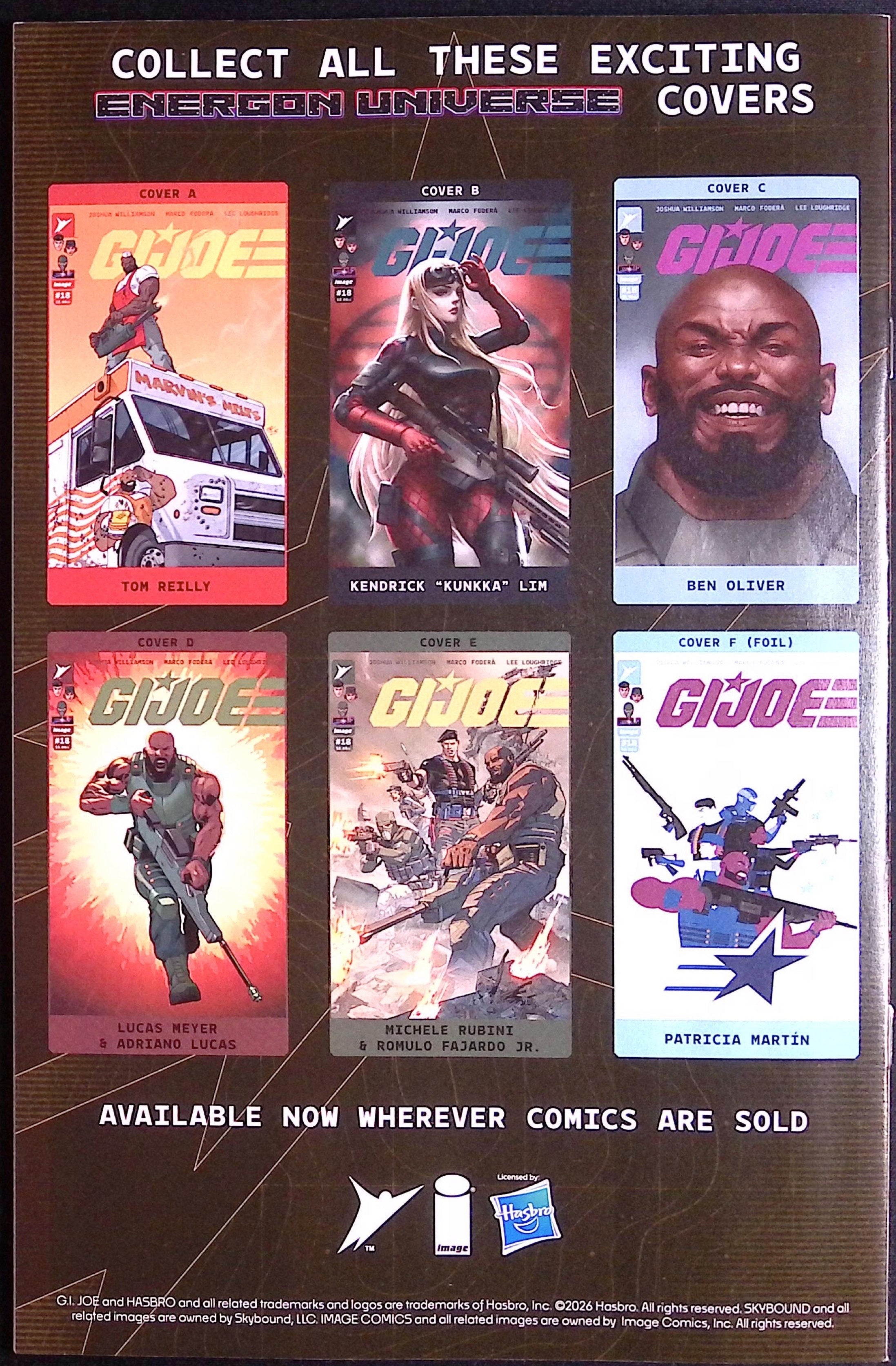 G.I. Joe # 18 Cover A First Printing 2026 BN