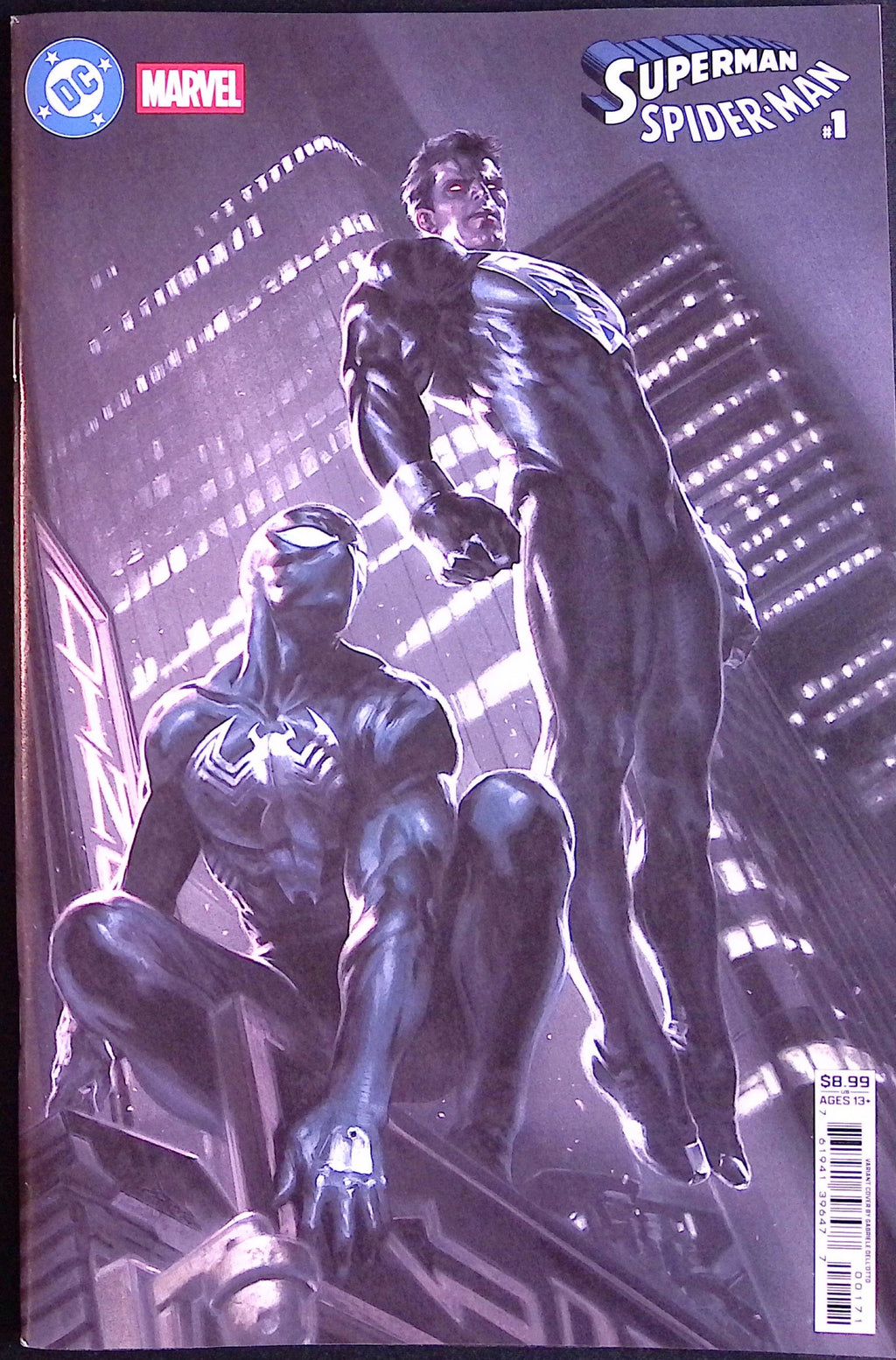Superman / Spider-Man # 1 Cover G Dell Otto Black Variant 2026 BN
