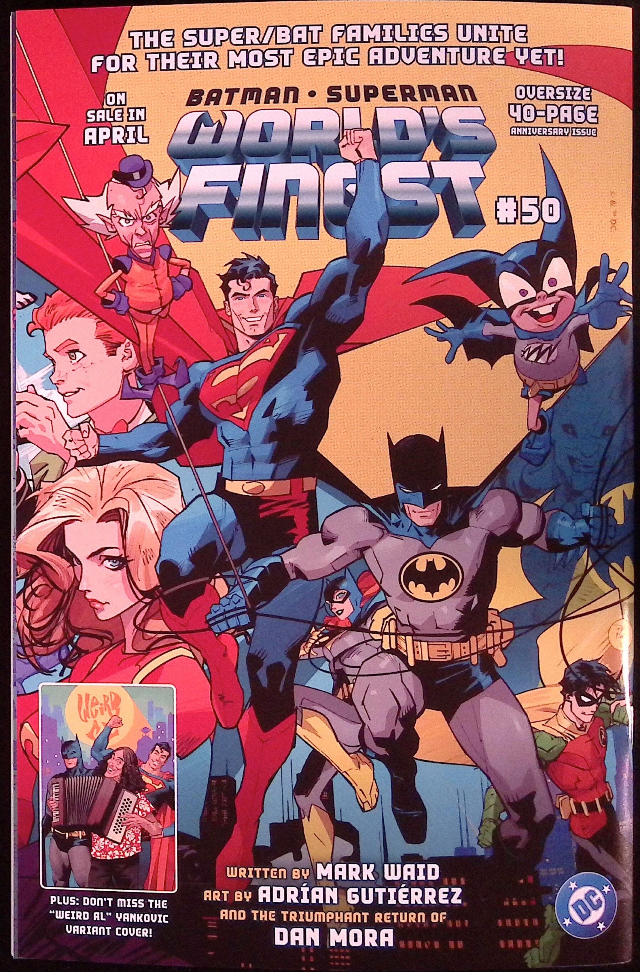 Superman / Spider-Man # 1 Cover G Dell Otto Black Variant 2026 BN