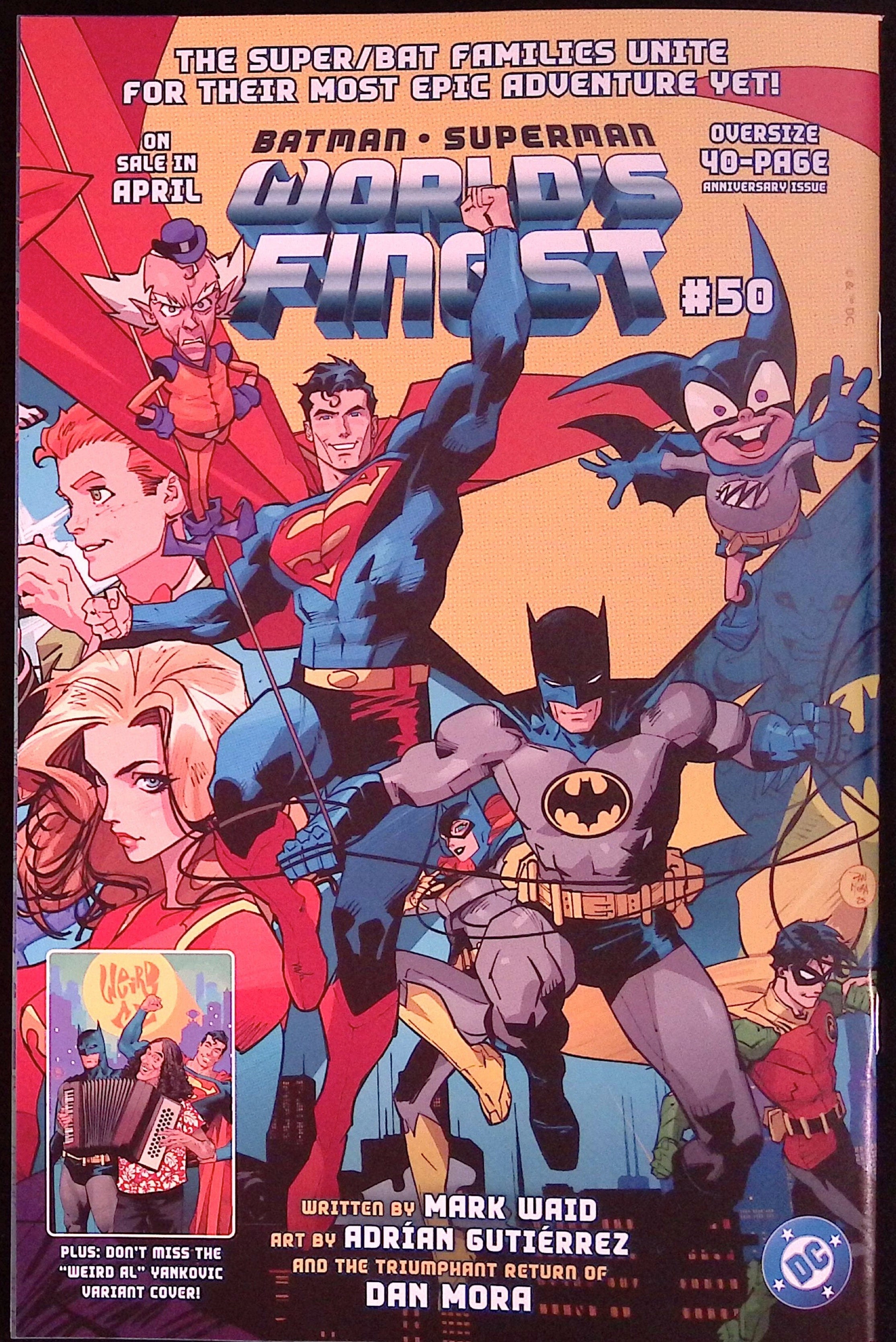 Superman / Spider-Man # 1 Cover W Zullo Variant 2026 BN