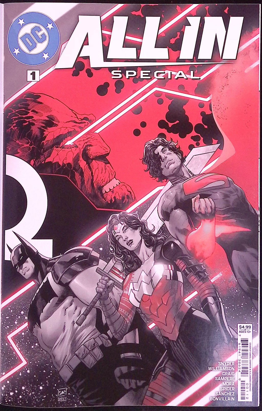 The DC All In Special # 1 Second Printing Blank Variant 2026 BN