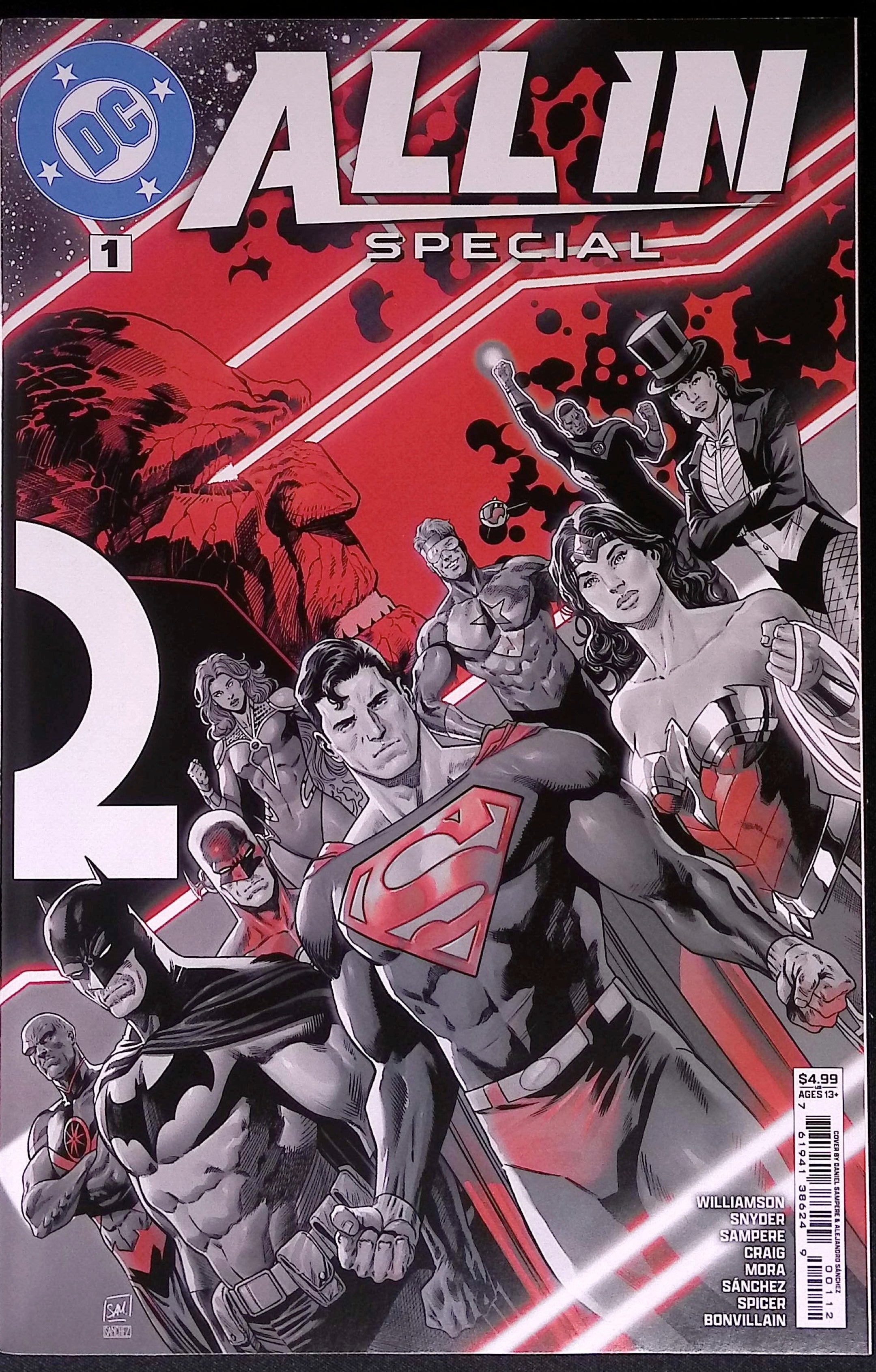 The DC All In Special # 1 Second Printing Blank Variant 2026 BN