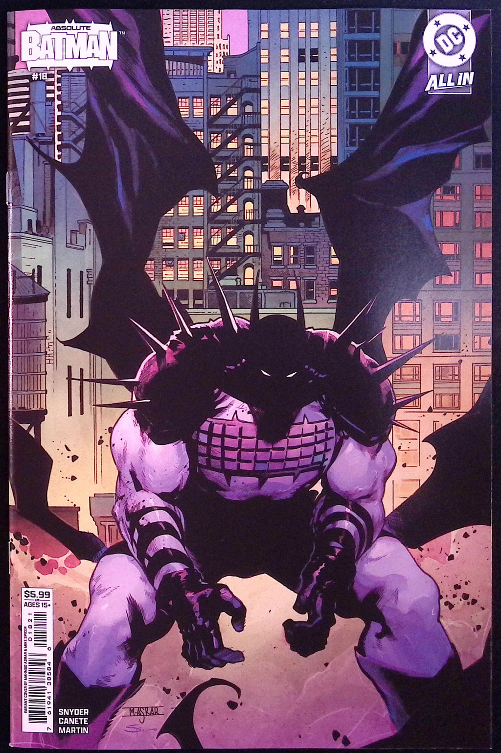 Absolute Batman # 18 Cover B Asrar Variant 2026 BN