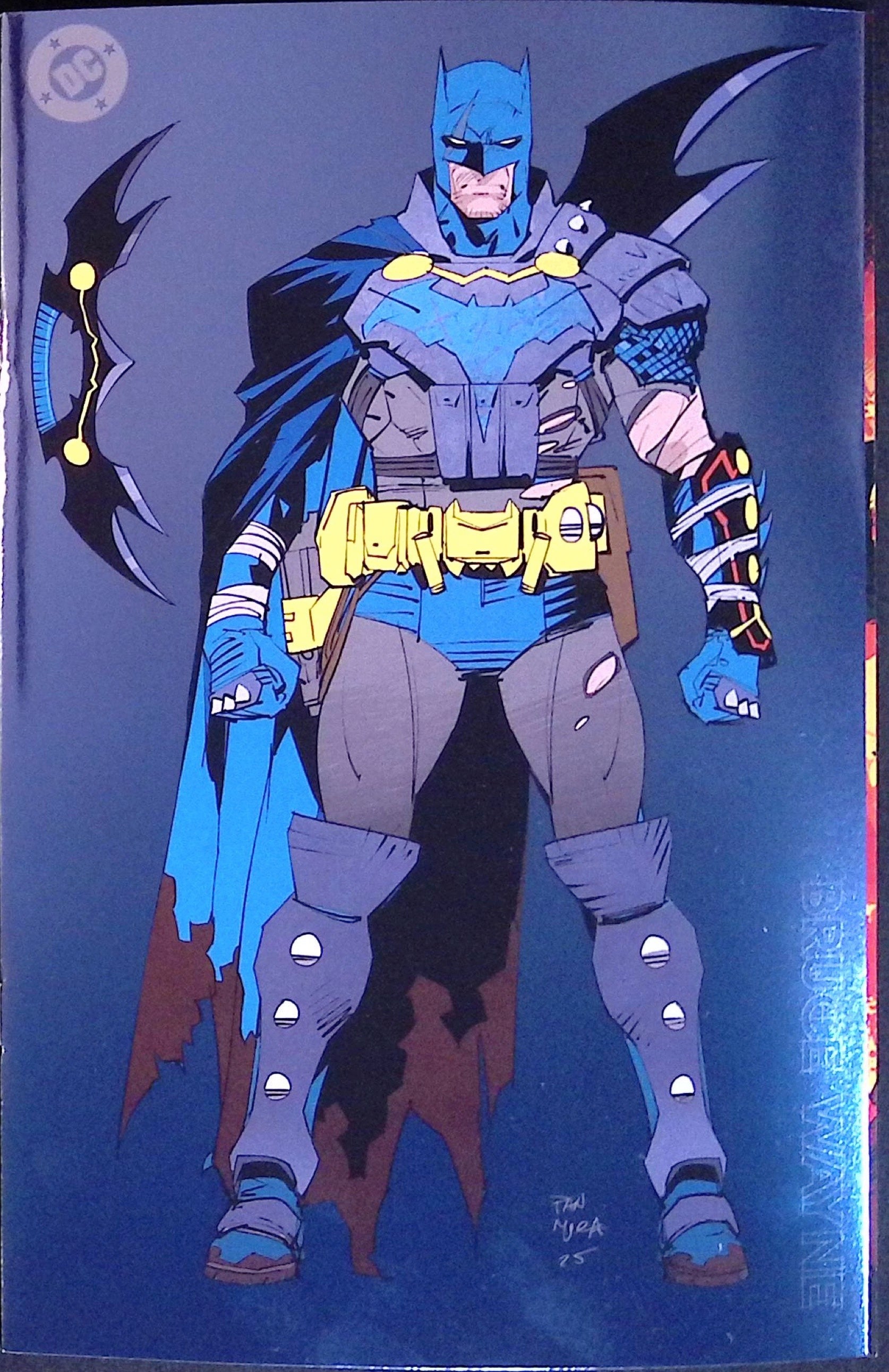DC K.O.: Knightfight # 1 Cover B Mora Foil Variant Second Printing Dan Mora Design Foil