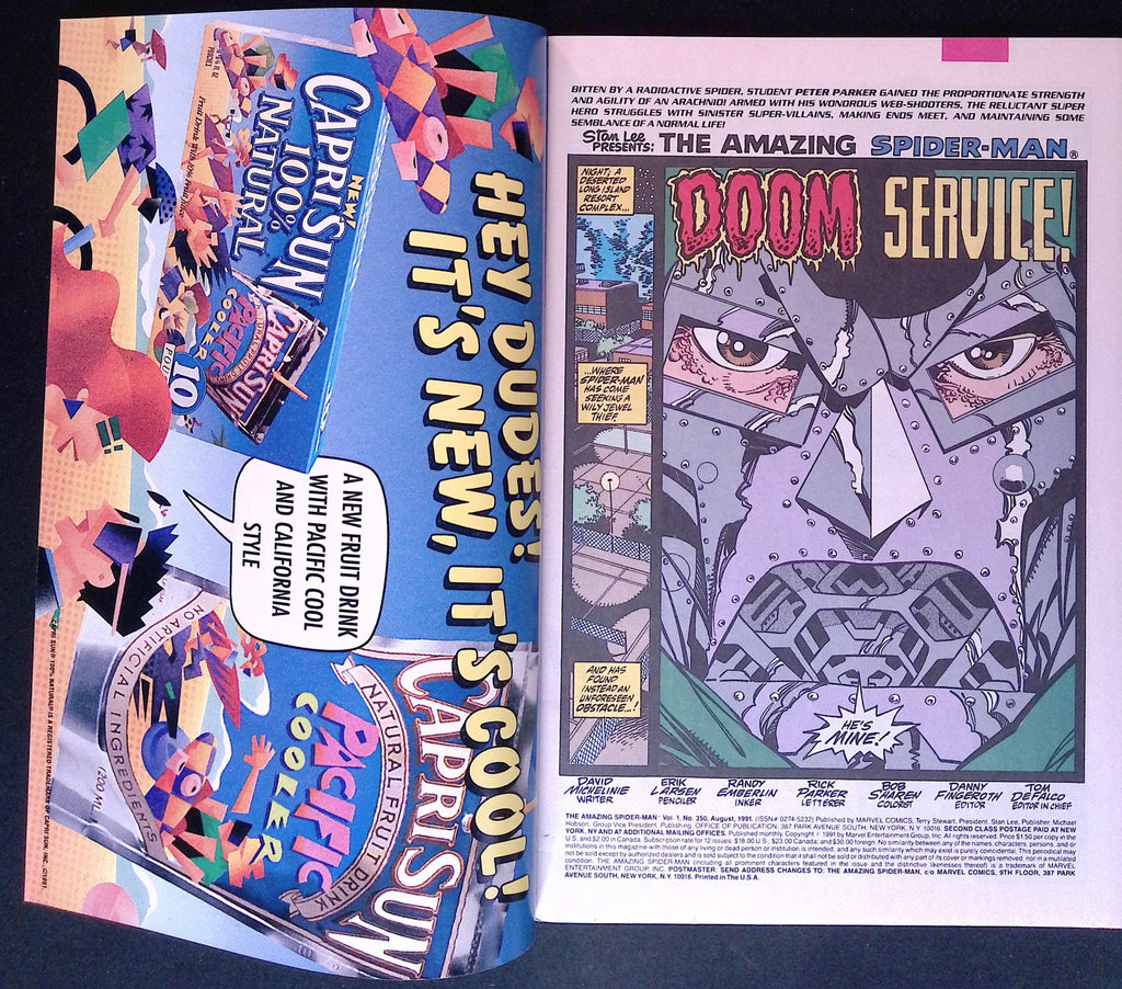The Amazing Spider-Man # 350 1991 VF/NM