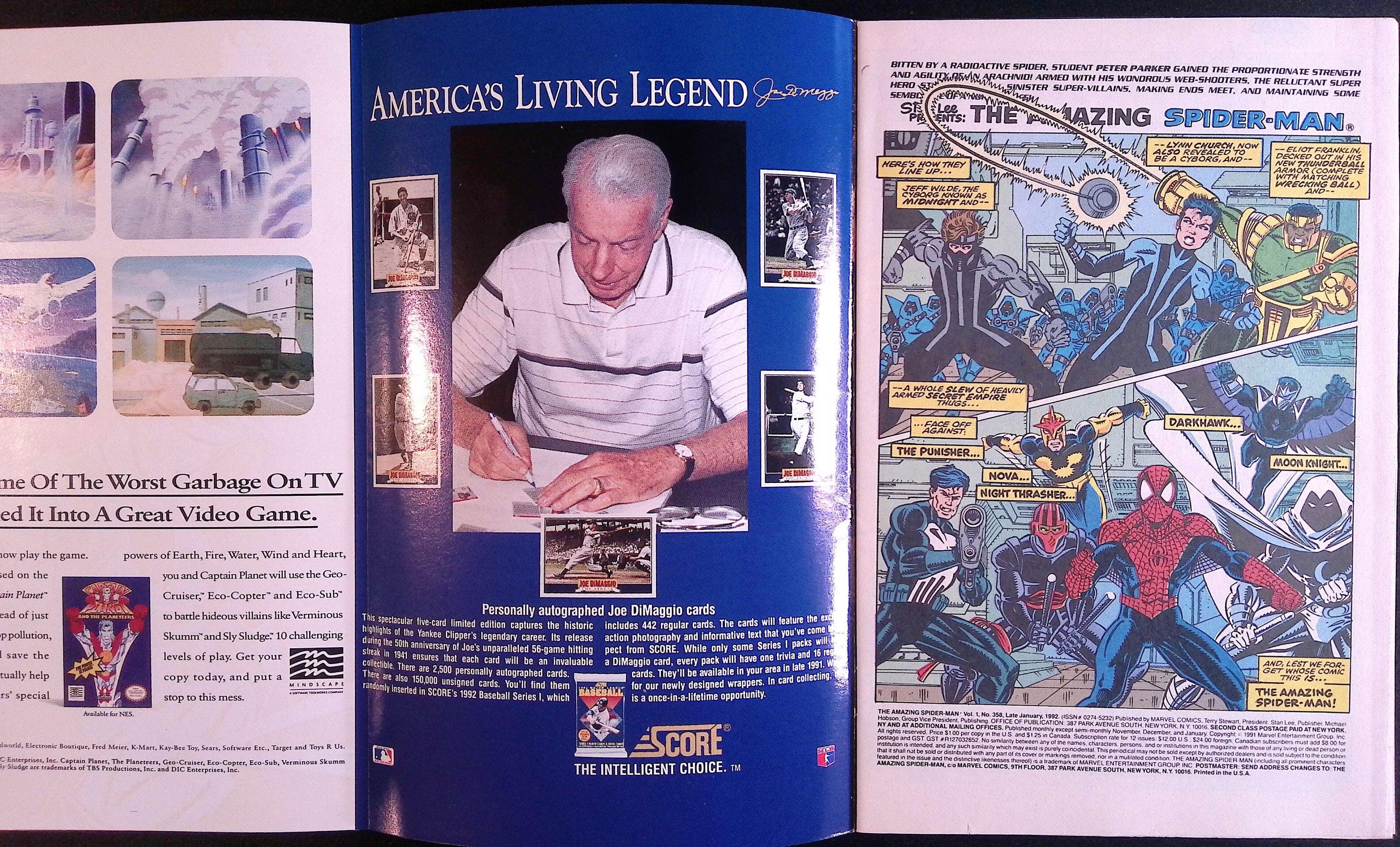 The Amazing Spider-Man # 358 1992 VF/NM