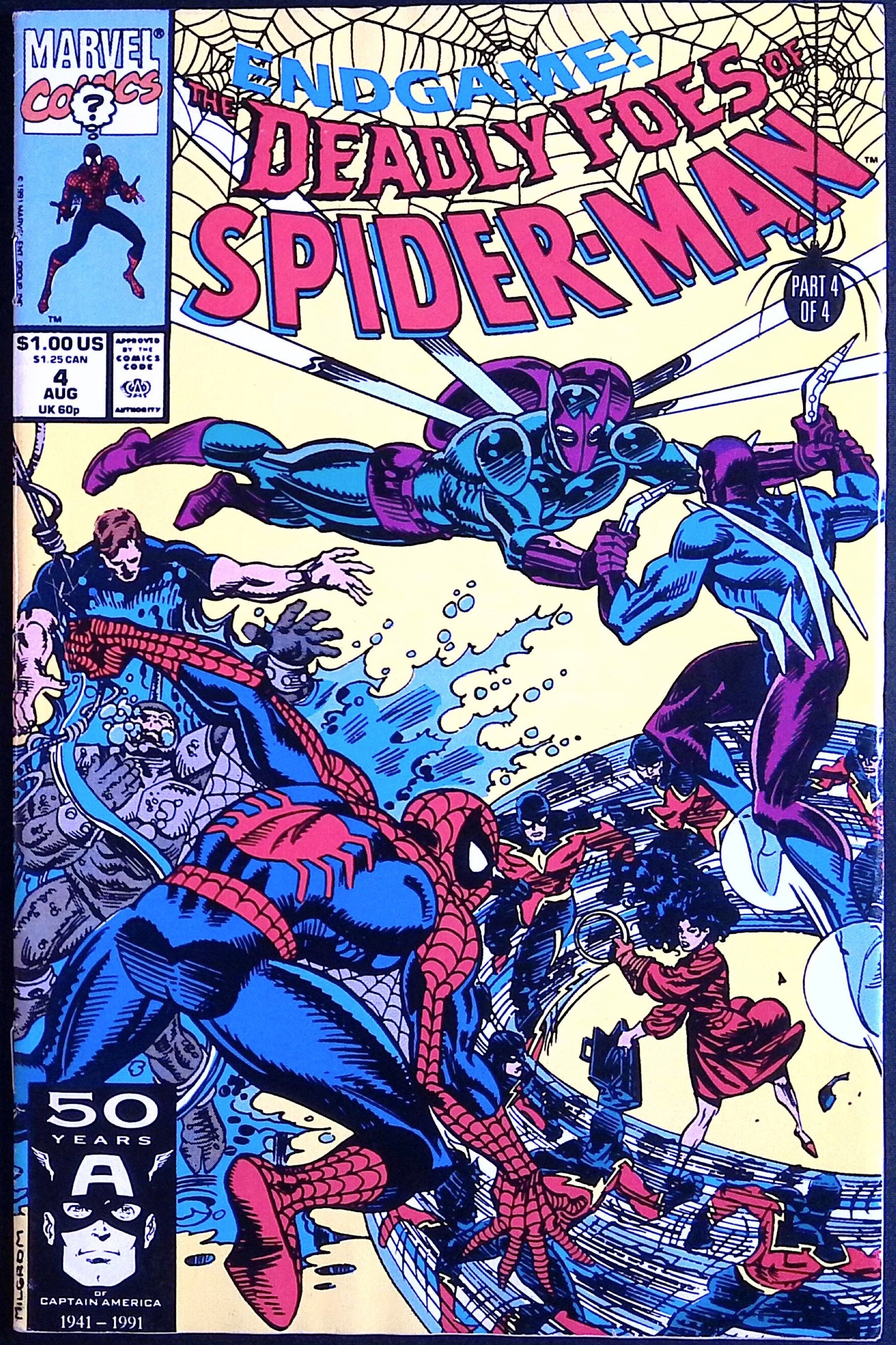 Deadly Foes of Spider-Man # 4 1991 FN