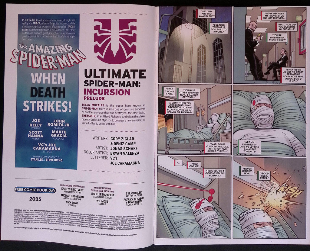 Amazing Spider-Man/Ultimate Universe # 1 FCBD 2025 NM