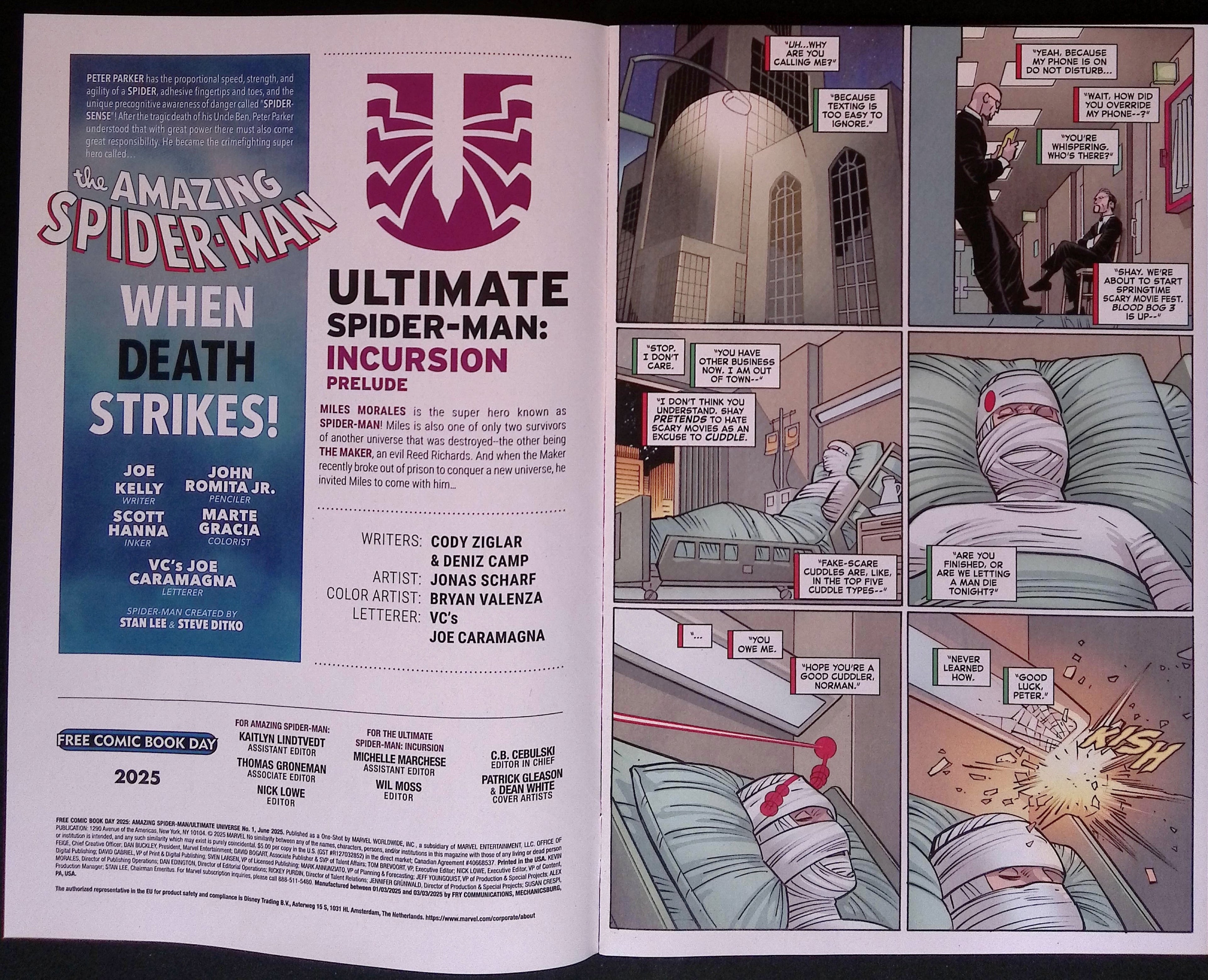 Amazing Spider-Man/Ultimate Universe # 1 FCBD 2025 NM