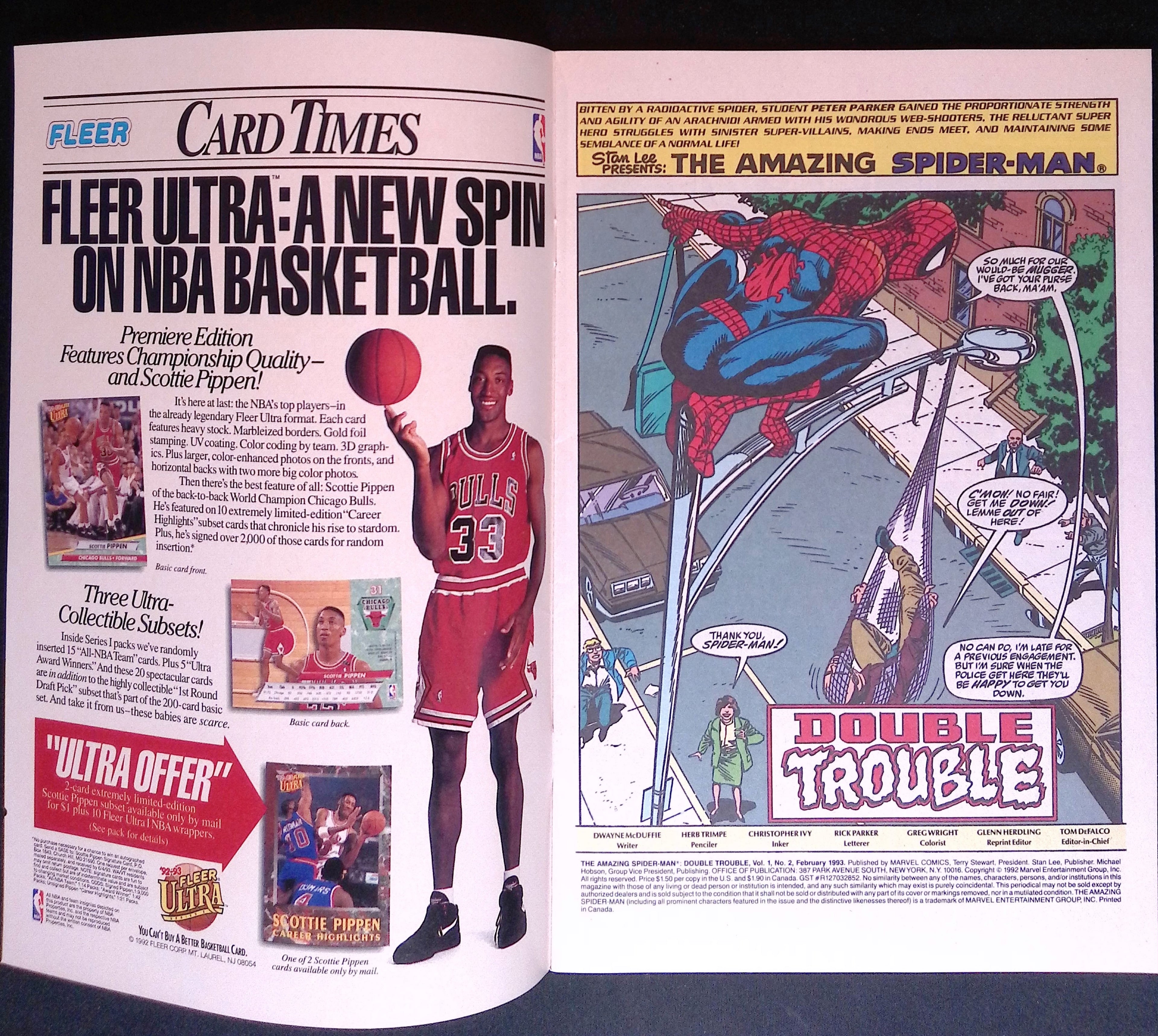 The Amazing Spider-Man: Double Trouble # 2 1993 NM-