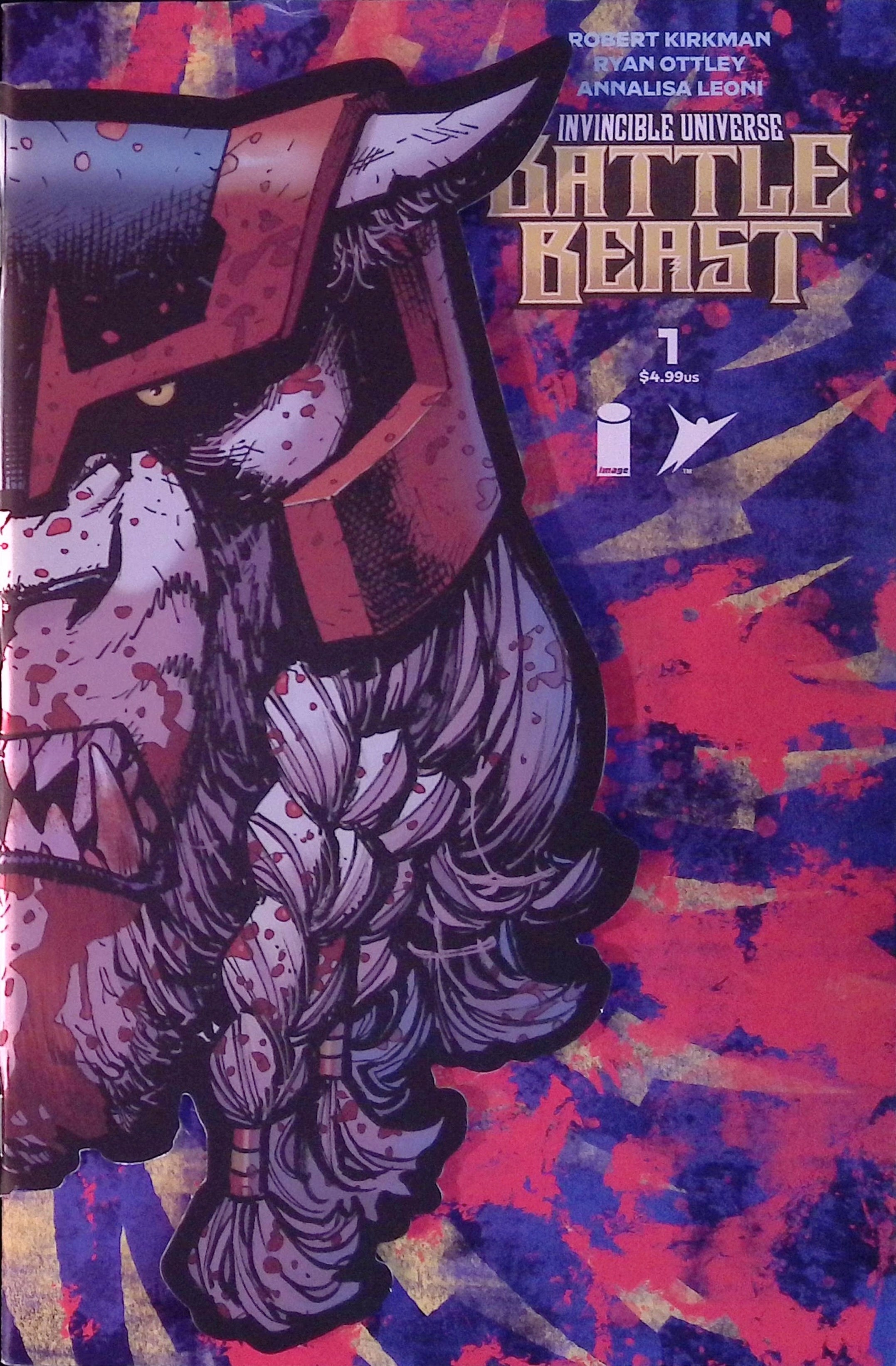 Invincible Universe: Battle Beast # 1 Ryan Ottley Die-Cut 2025 NM-