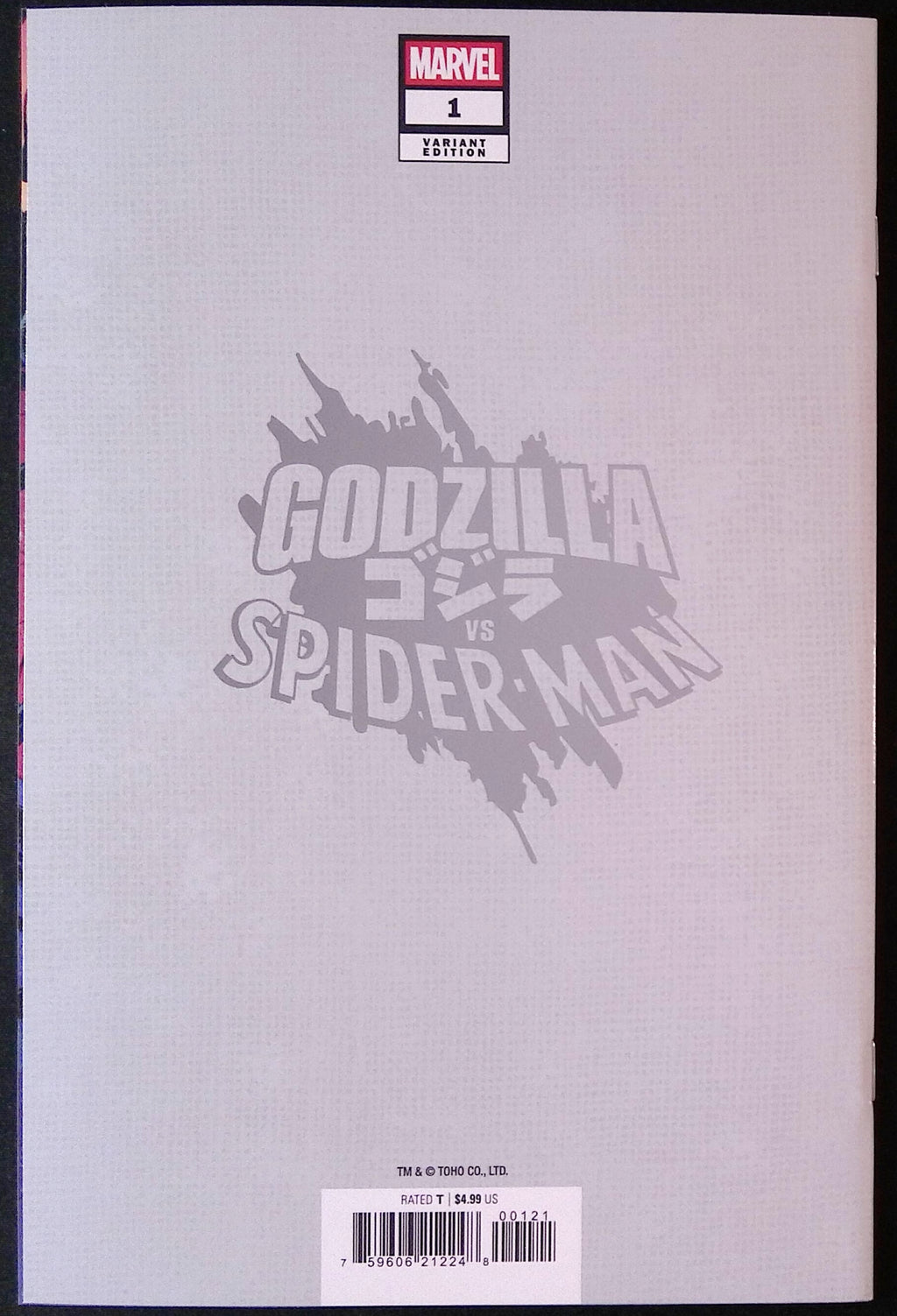 Godzilla vs. Spider-Man # 1 Gleason Foil Variant 2025 NM-