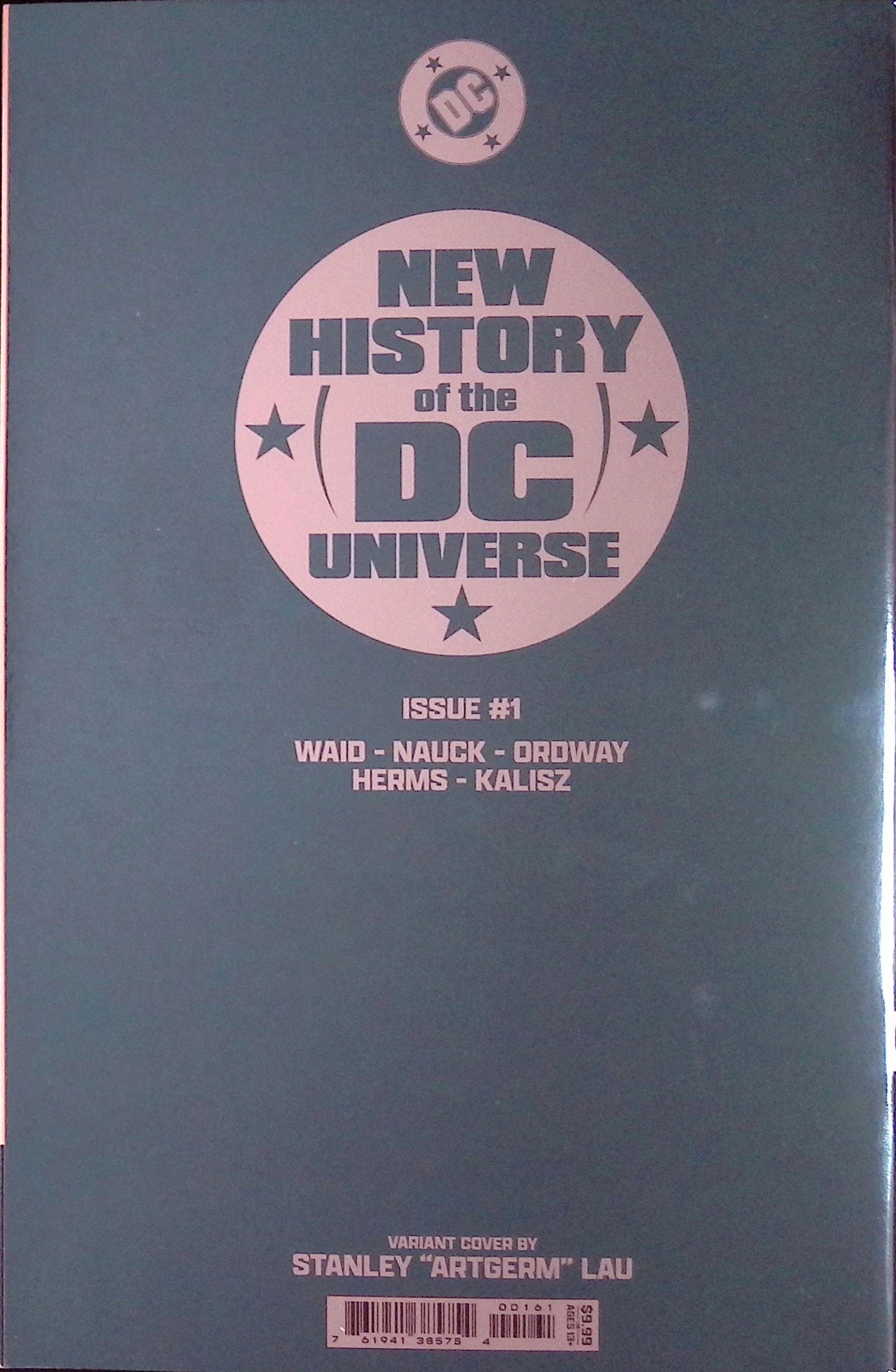 New History of the DC Universe # 1 Artgerm Foil Variant 2025 NM