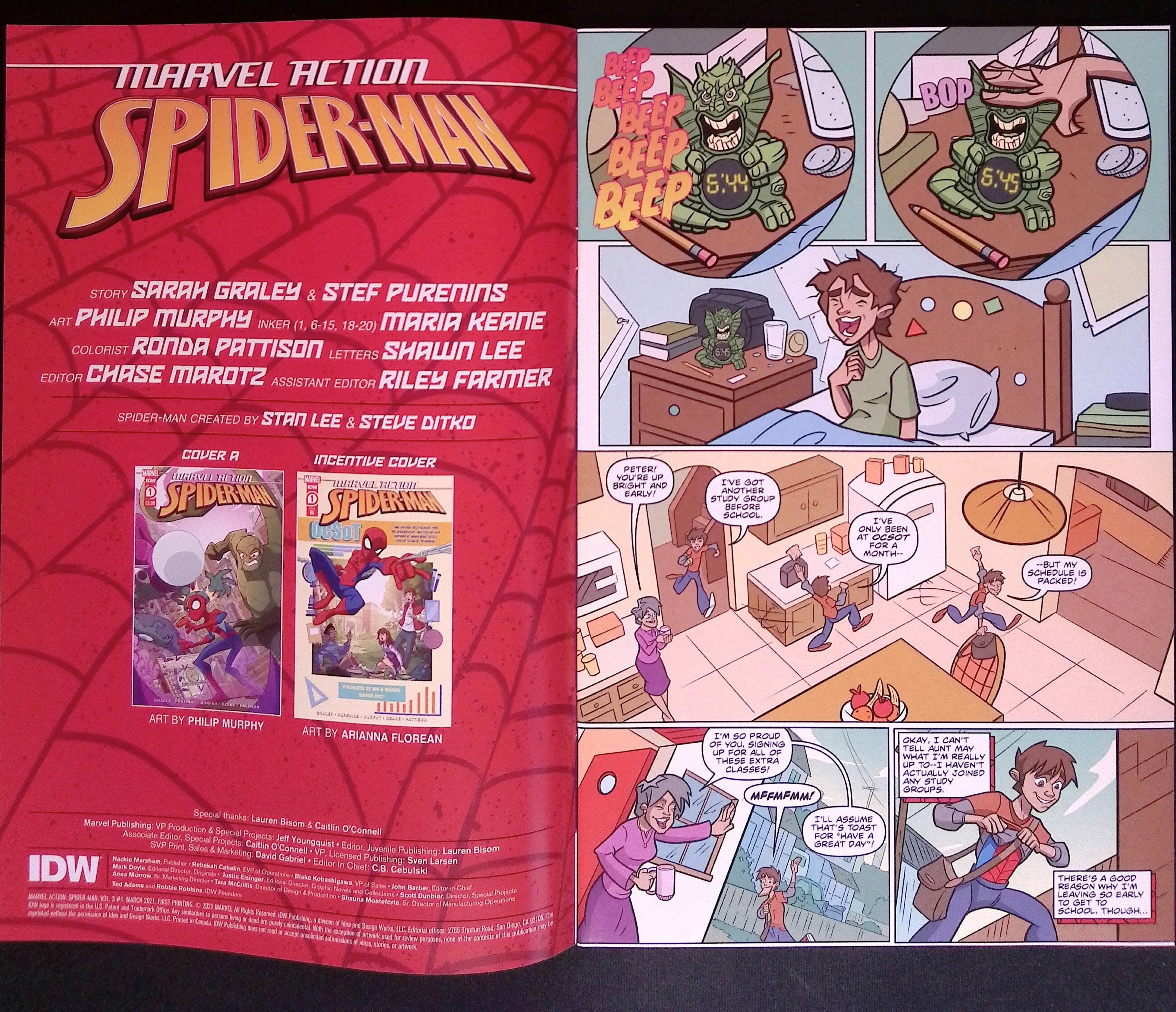 Marvel Action: Spider-Man # 1 2021 NM