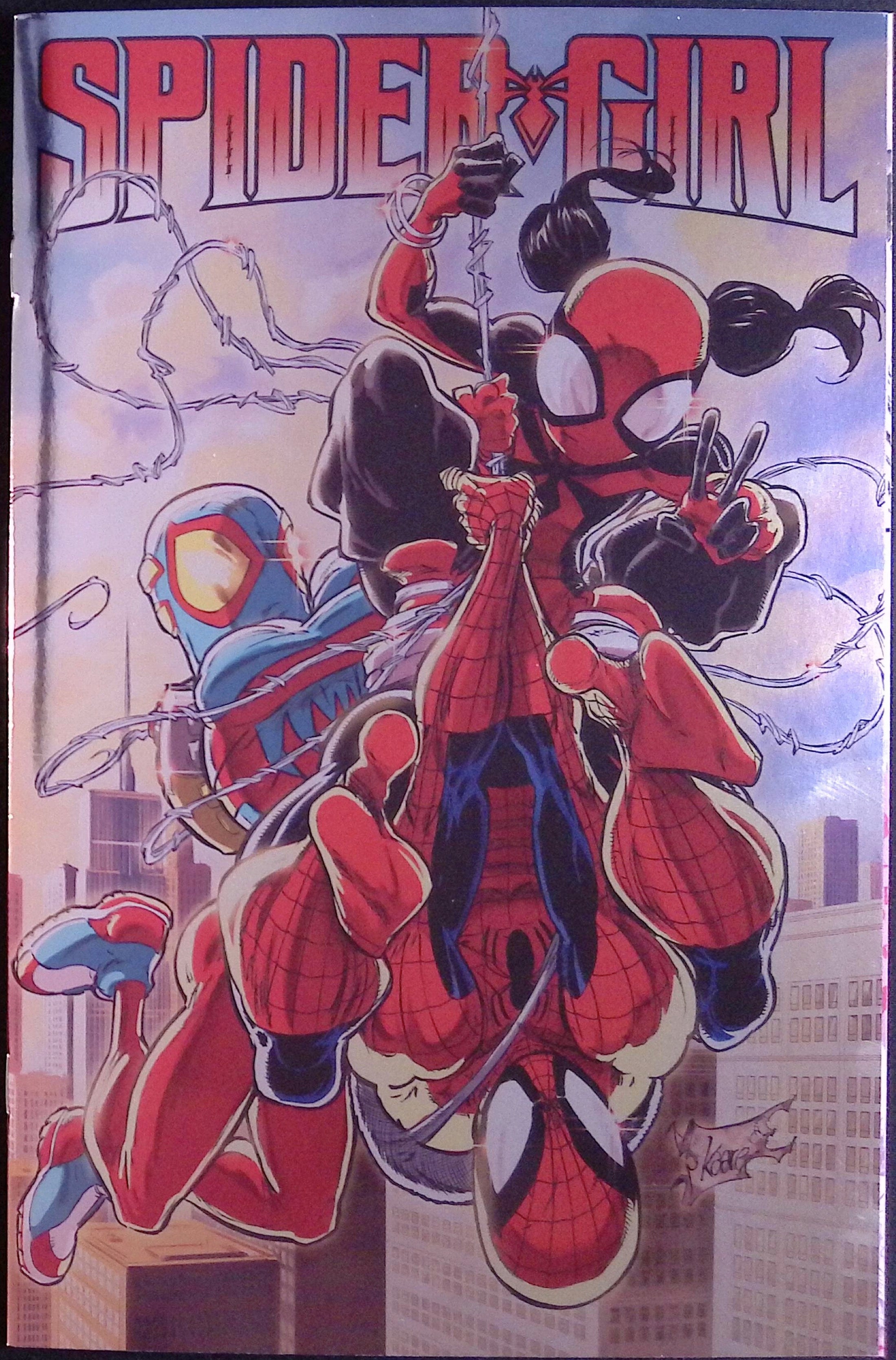 Spider-Girl # 1 Kaare Andrews Foil Variant 2025 NM