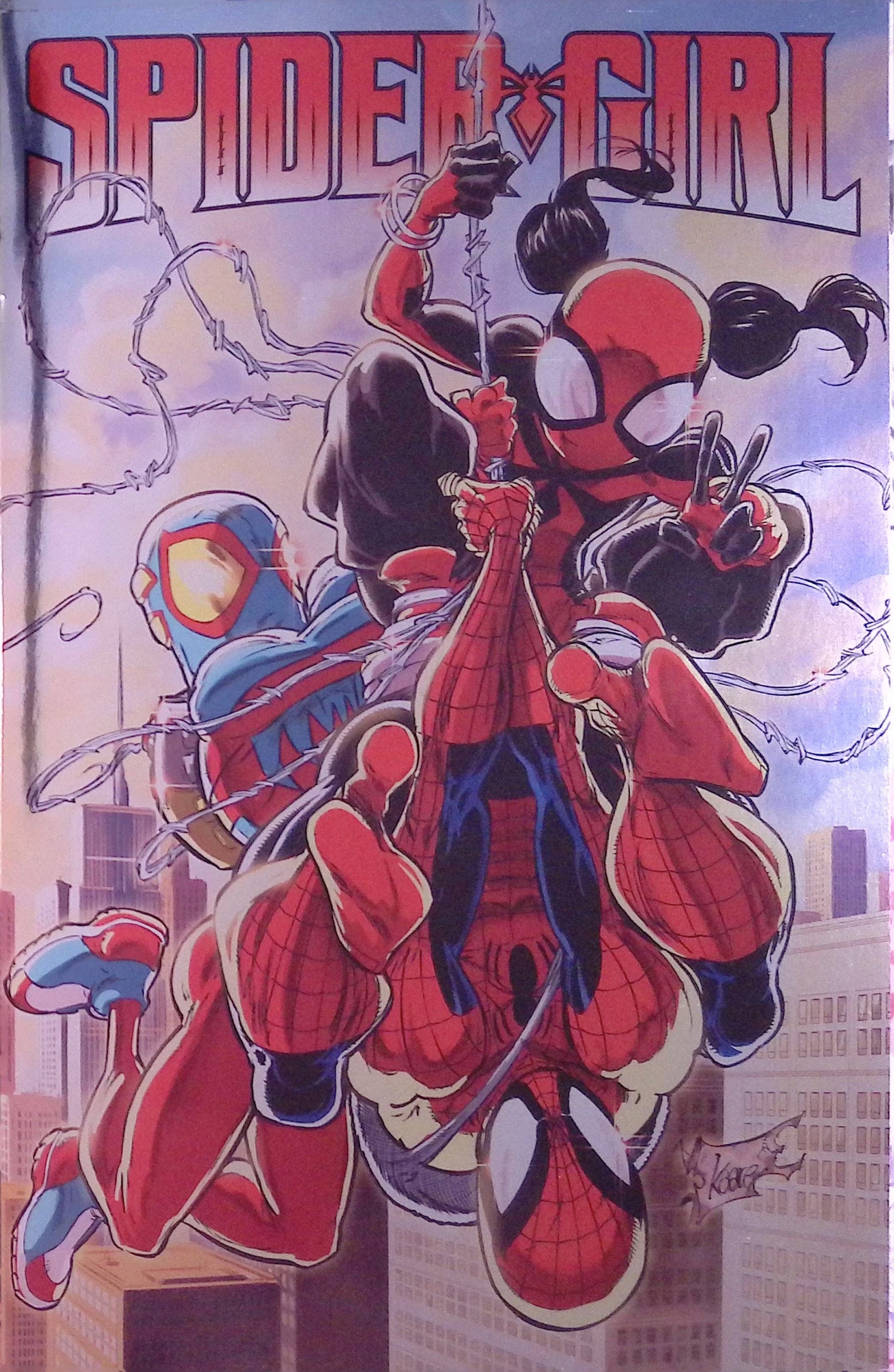 Spider-Girl # 1 Kaare Andrews Foil Variant 2025 NM