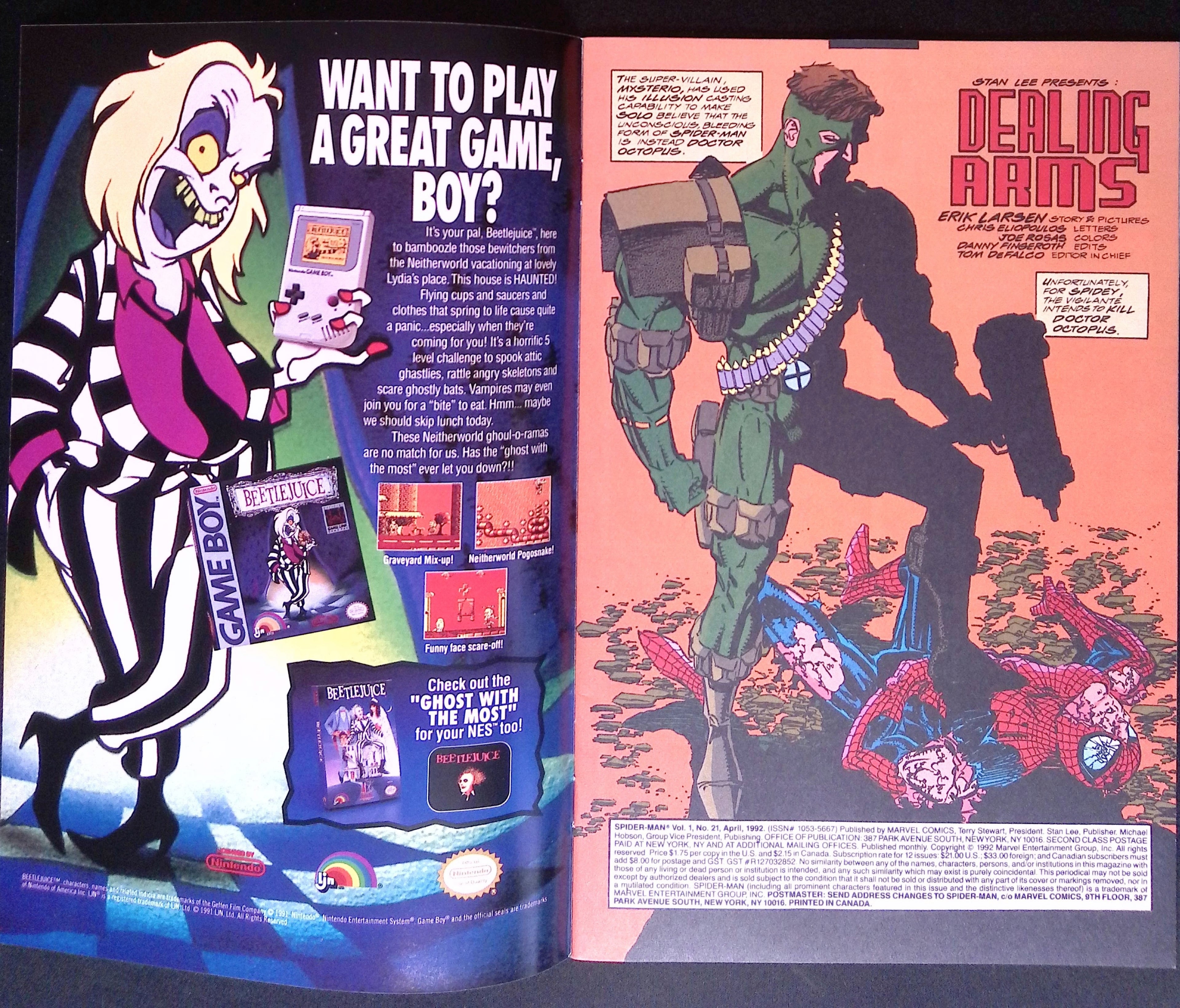 Spider-Man # 21 1992 NM-