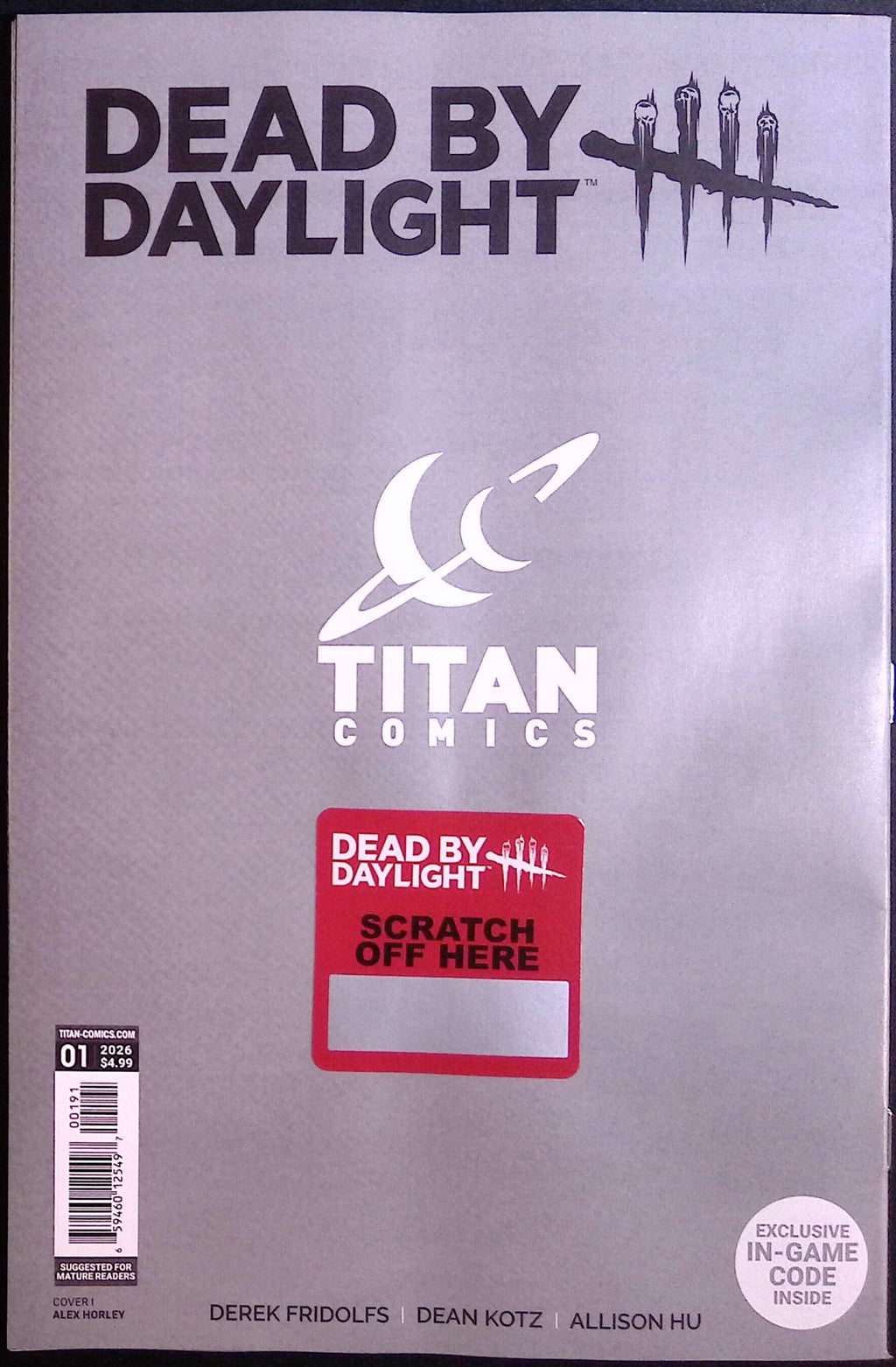 Dead by Daylight: The Hillbilly # 1 Cover I Horley Virgin Pencil Variant 2026 BN