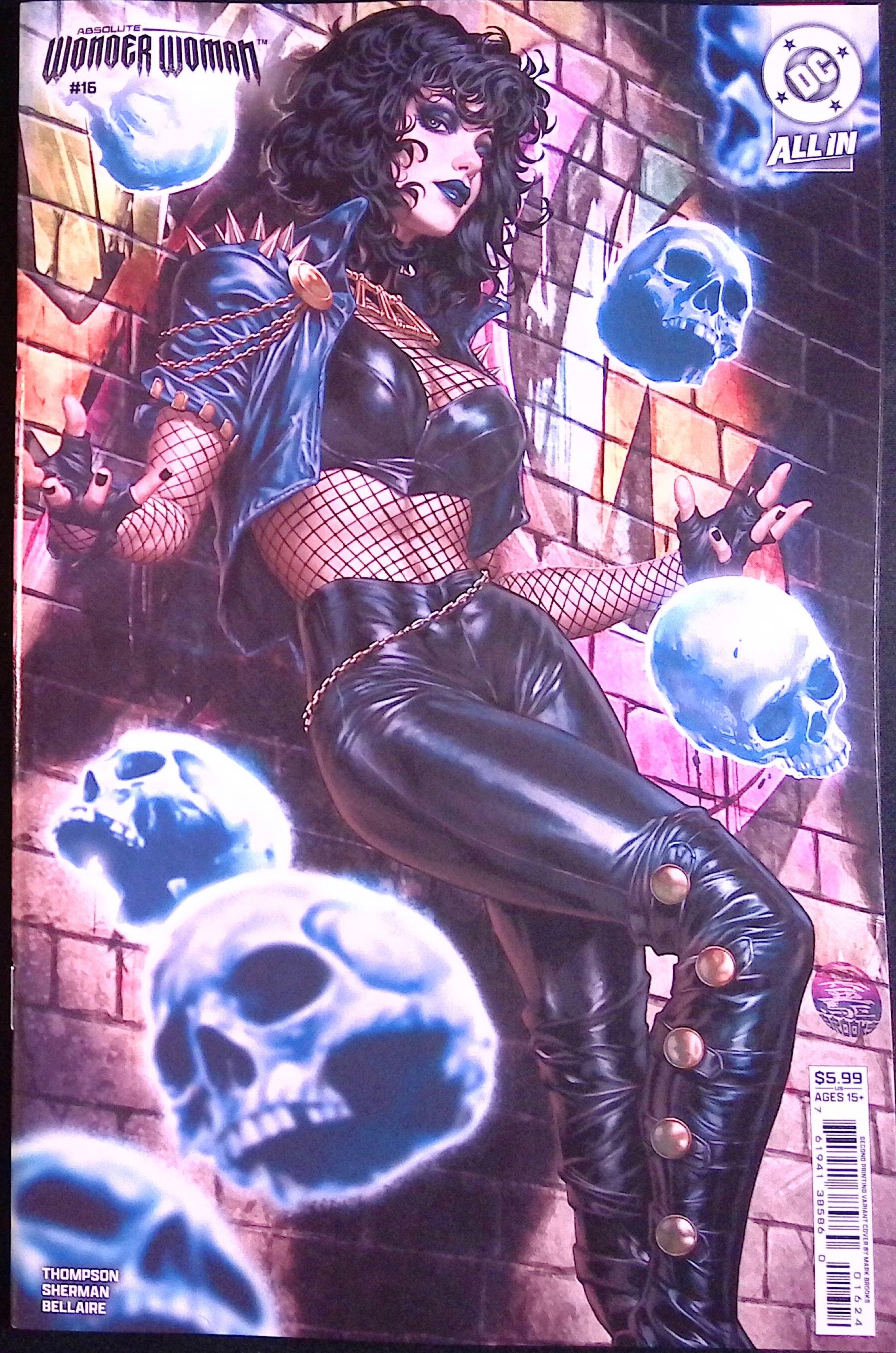 Absolute Wonder Woman # 16 Cover C Mark Brooks Variant Second Printing 2026 BN
