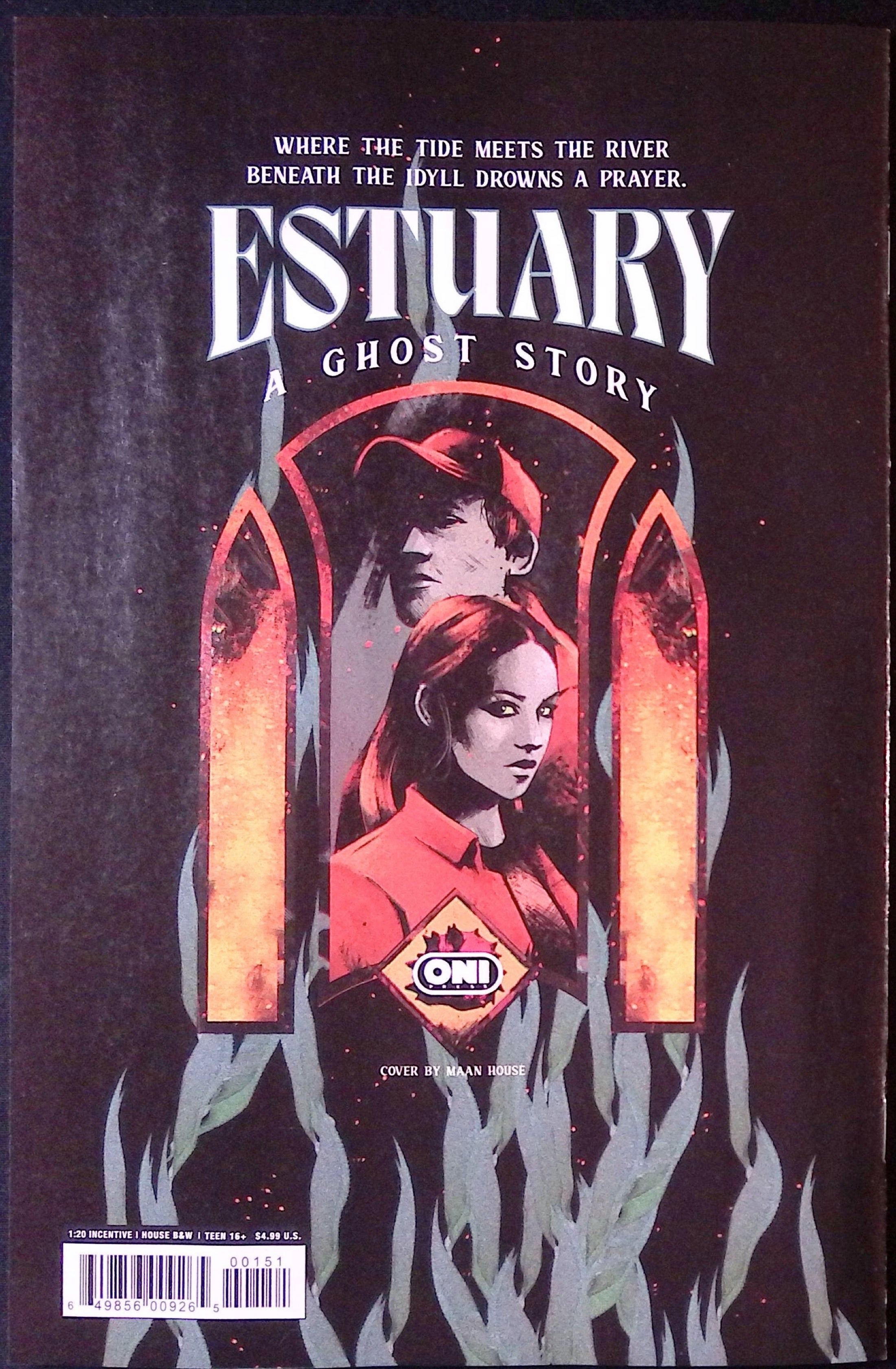 Estuary: A Ghost Story #1 1:20 Cover E House B&W Variant First Printing 2026 BN