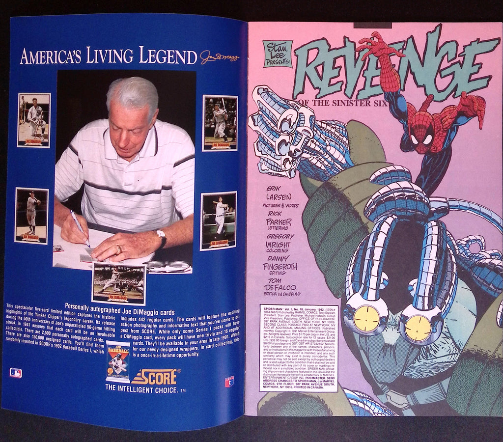 Spider-Man # 18 1992 NM-