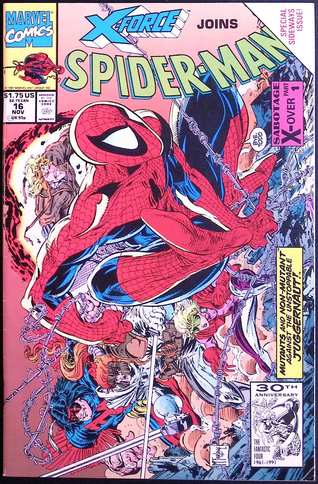 Spider-Man # 16 1991 VF+
