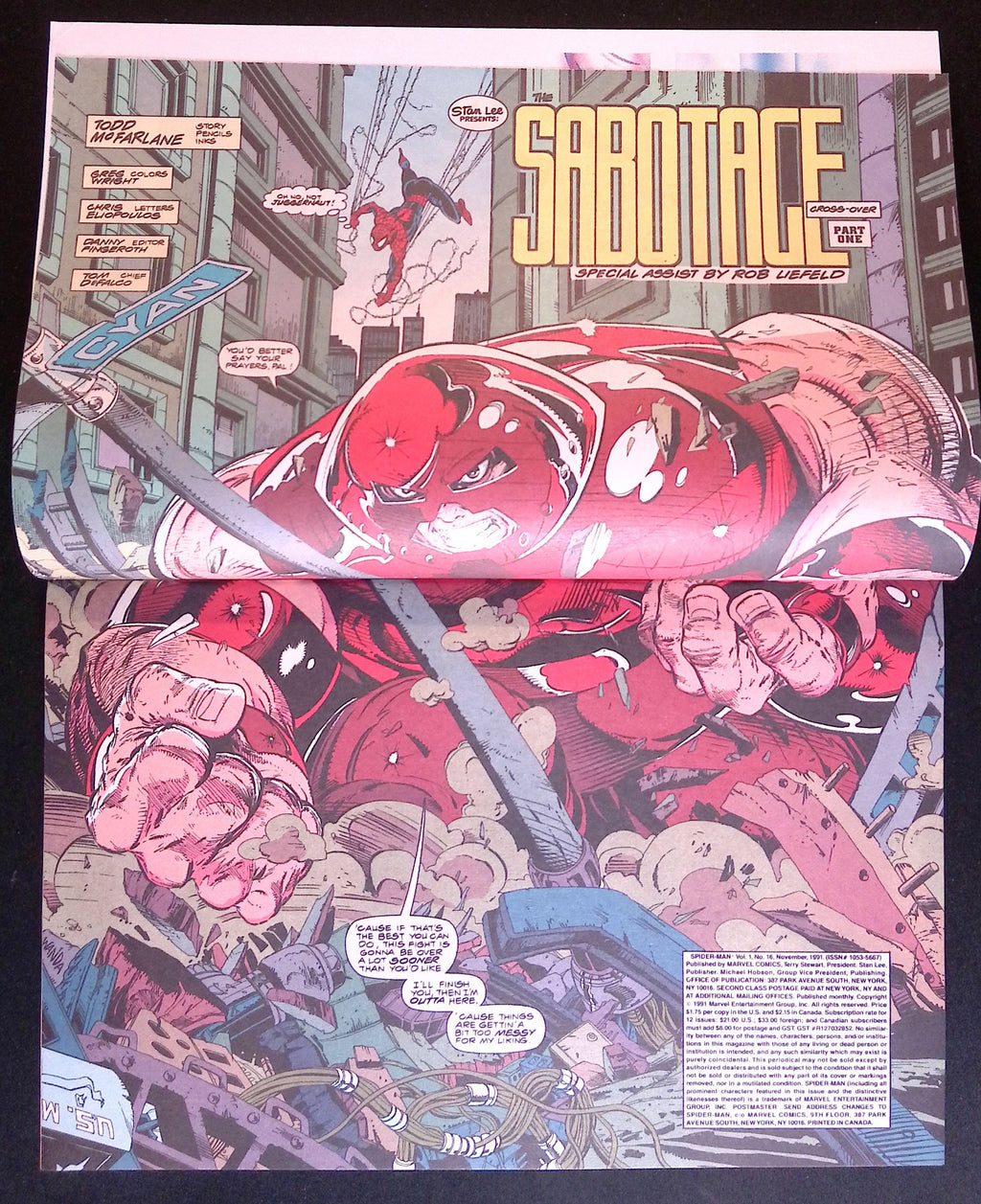 Spider-Man # 16 1991 VF+