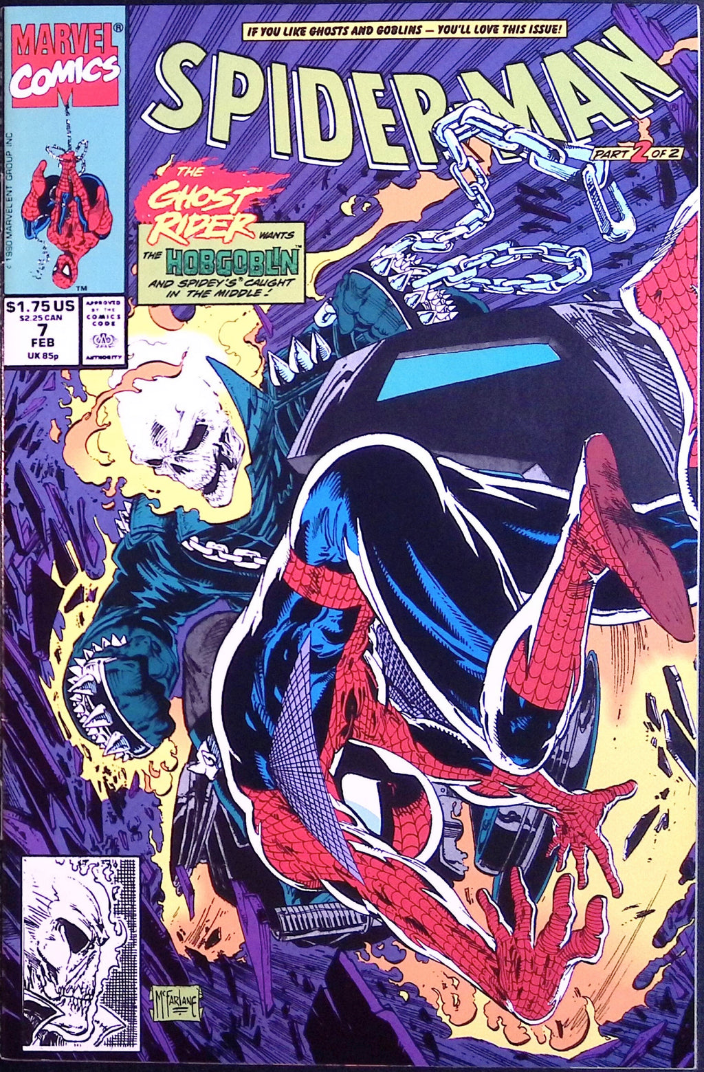 Spider-Man # 7 1991 NM-