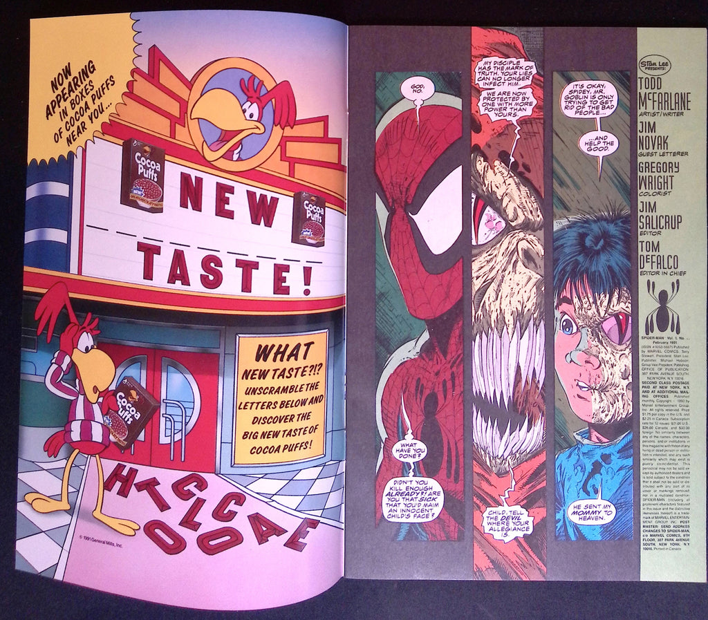 Spider-Man # 7 1991 NM-