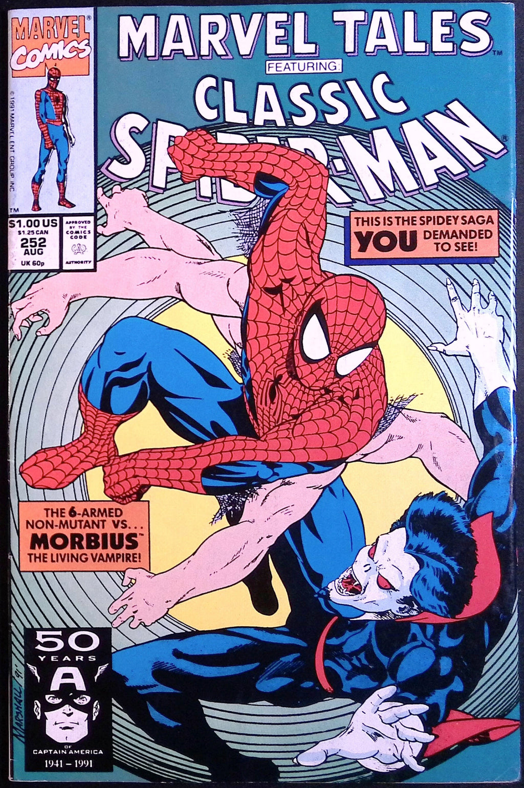 Marvel Tales # 252 1991 VF